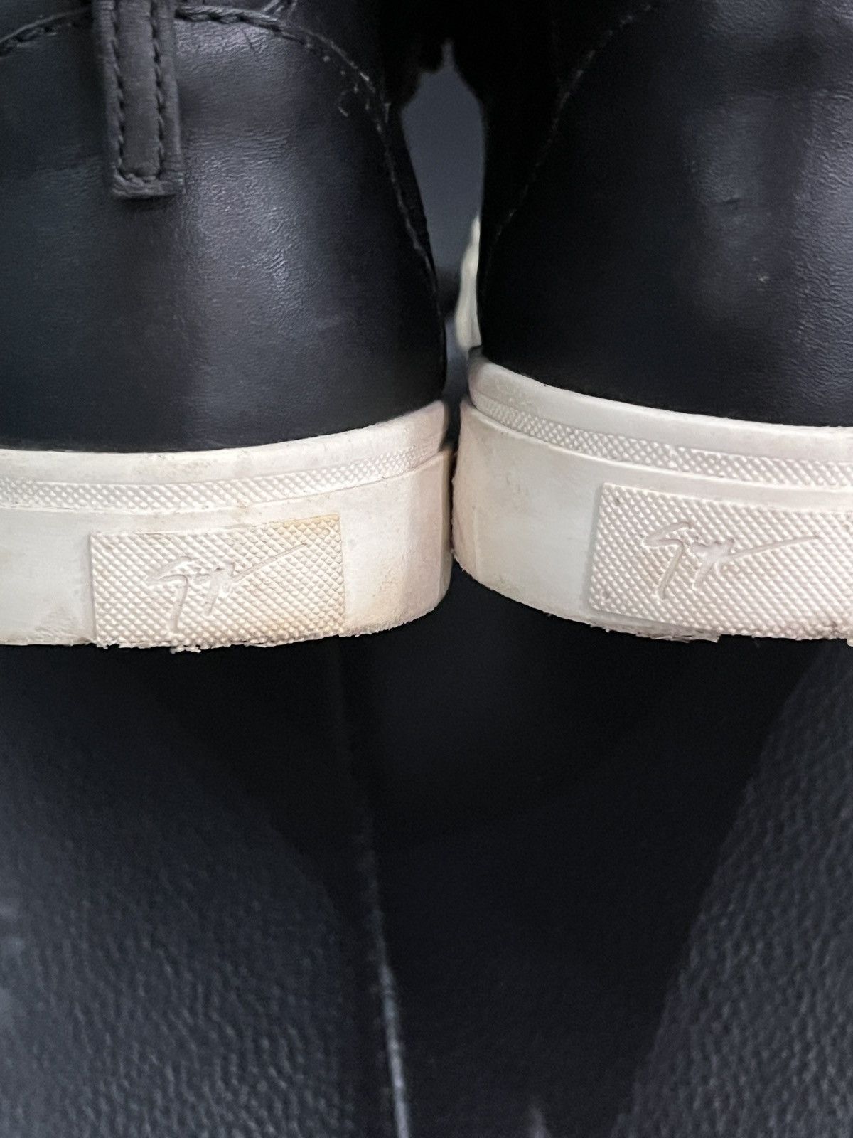 Giuseppe Zanotti Giuseppe Zanotti GZ Double Buckle High-Top Sneakers Size US 8 / IT 38 - 8 Thumbnail