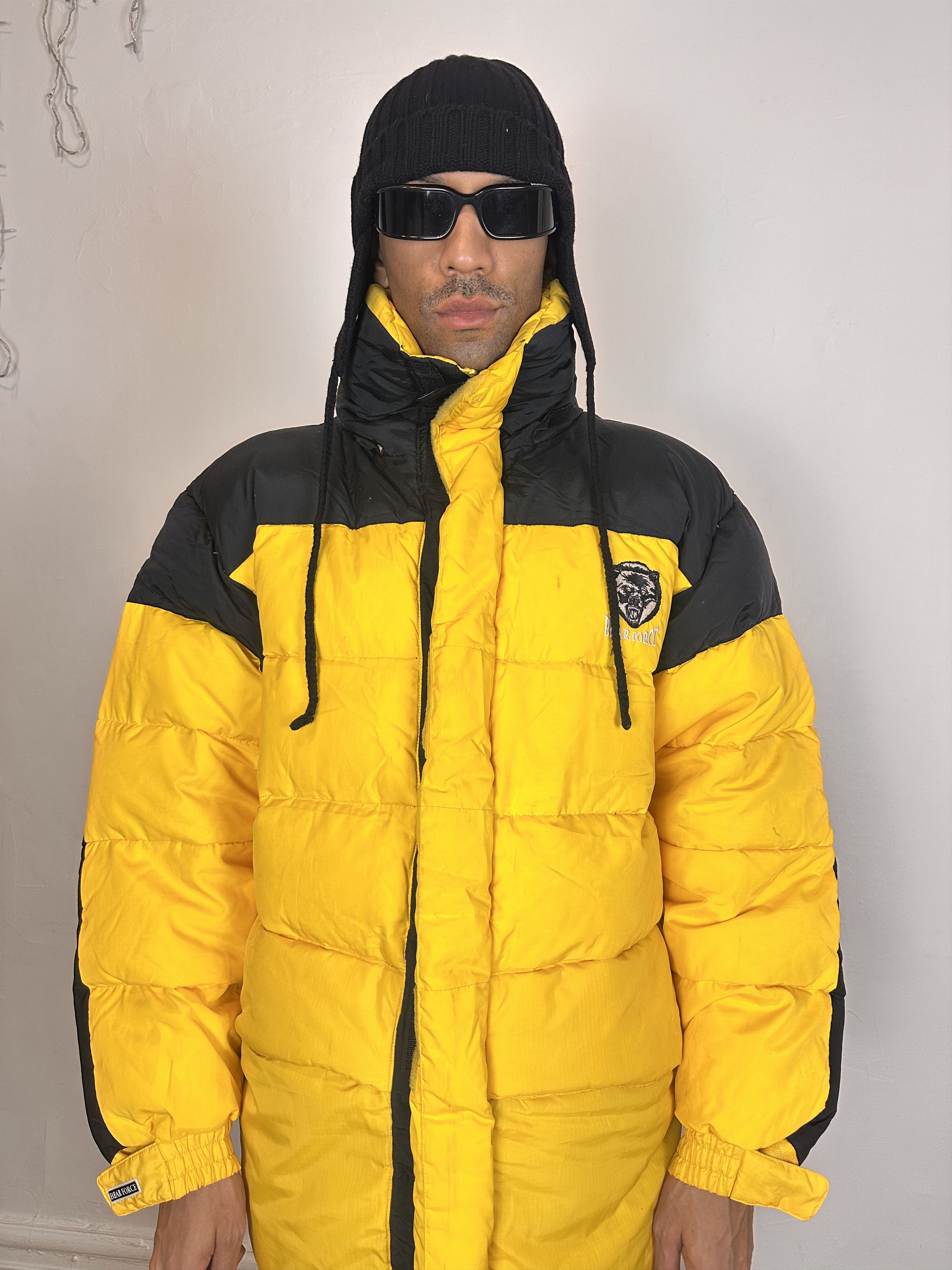 Other Vintage Bear Mountain Yellow/Black Puffer Jacket - XL Size US XL / EU 56 / 4 - 2 Thumbnail