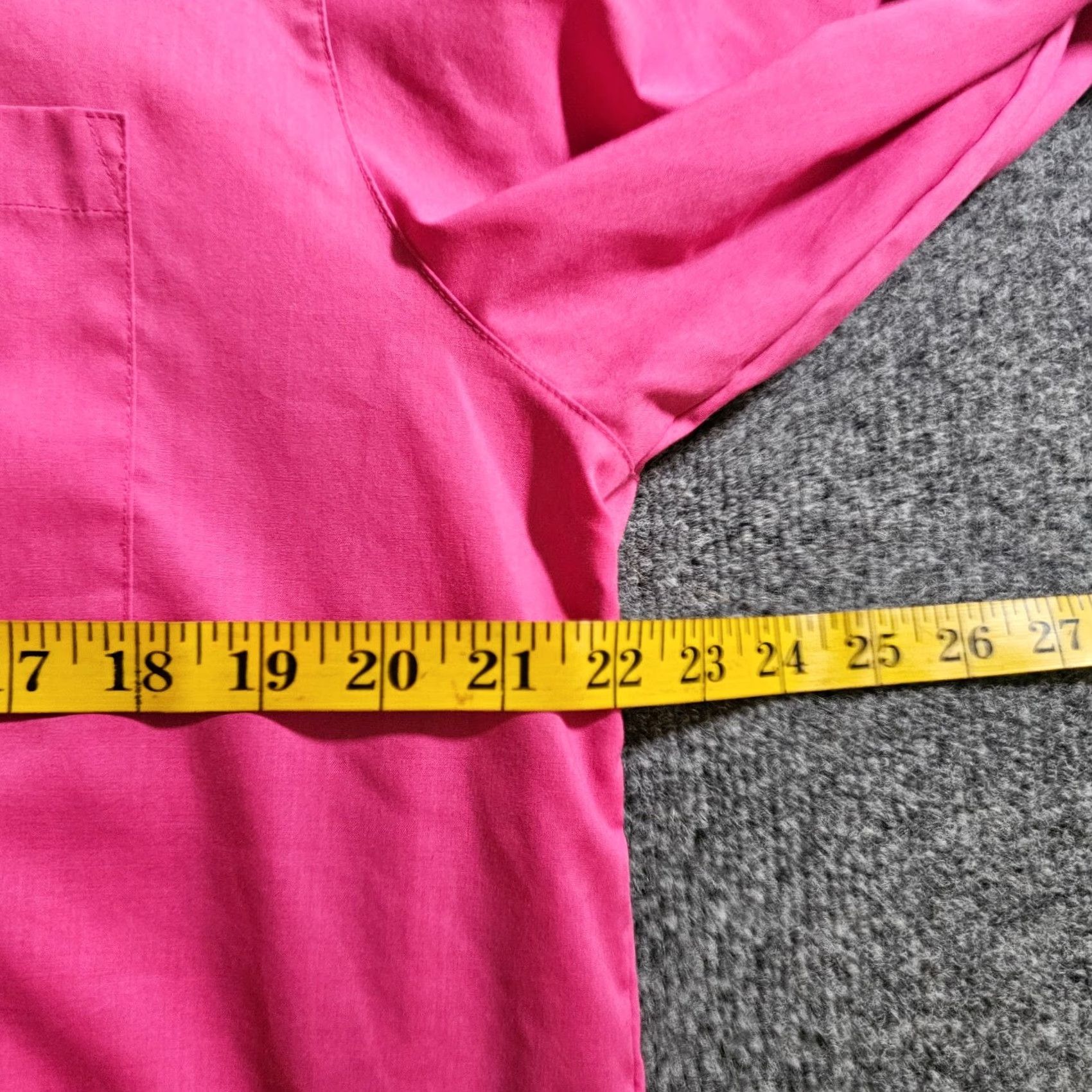 Vintage Foxcroft Top Shirt Womens 18 Pink Long Sleeve Button Wrinkle Free Career Basic XS? Size XXL / US 16-18 / IT 52-54 - 5 Thumbnail