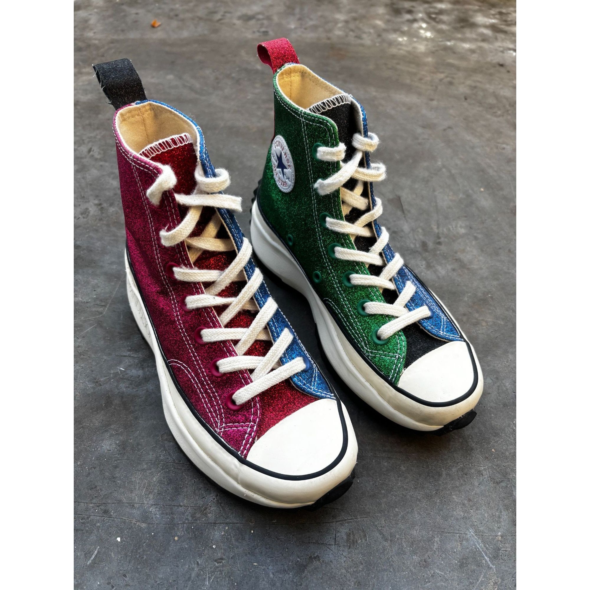 JW Anderson JW Anderson x Converse Glitter "Run Star Hike" Platform - EU Size US 6 / IT 36 - 2 Thumbnail