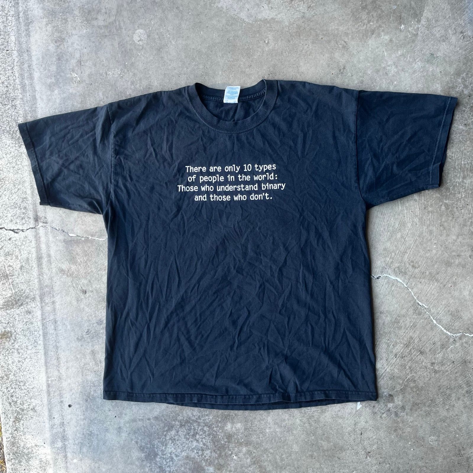 Vintage VINTAGE COMPUTER SCIENCE CODING PARODY TEE SHIRT XL BLACK Size US XL / EU 56 / 4 - 2 Thumbnail