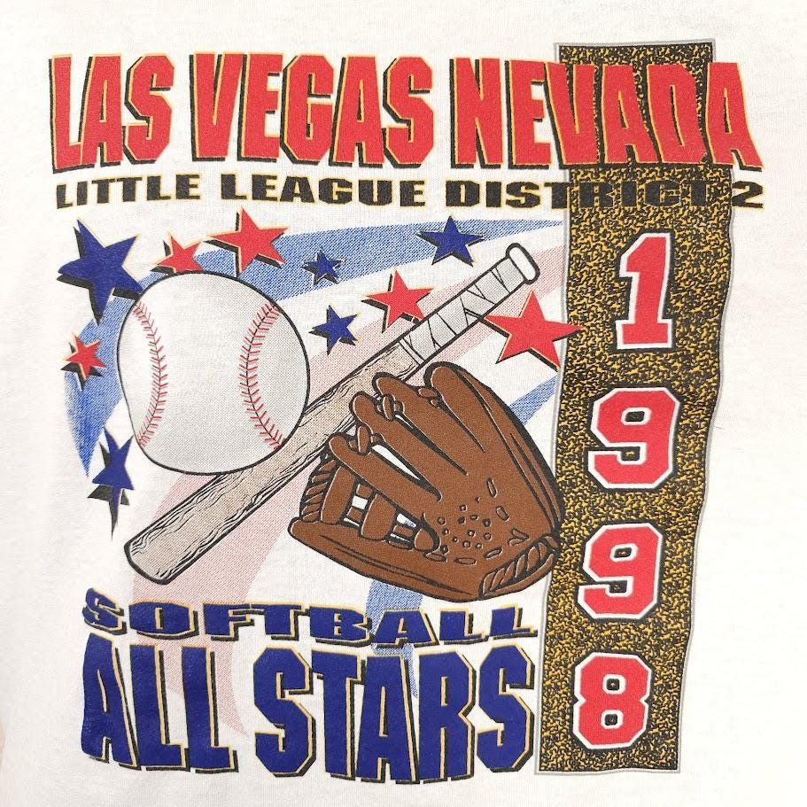 Vintage Vintage Softball All Stars T Shirt Mens Size Large White Size US L / EU 52-54 / 3 - 2 Thumbnail