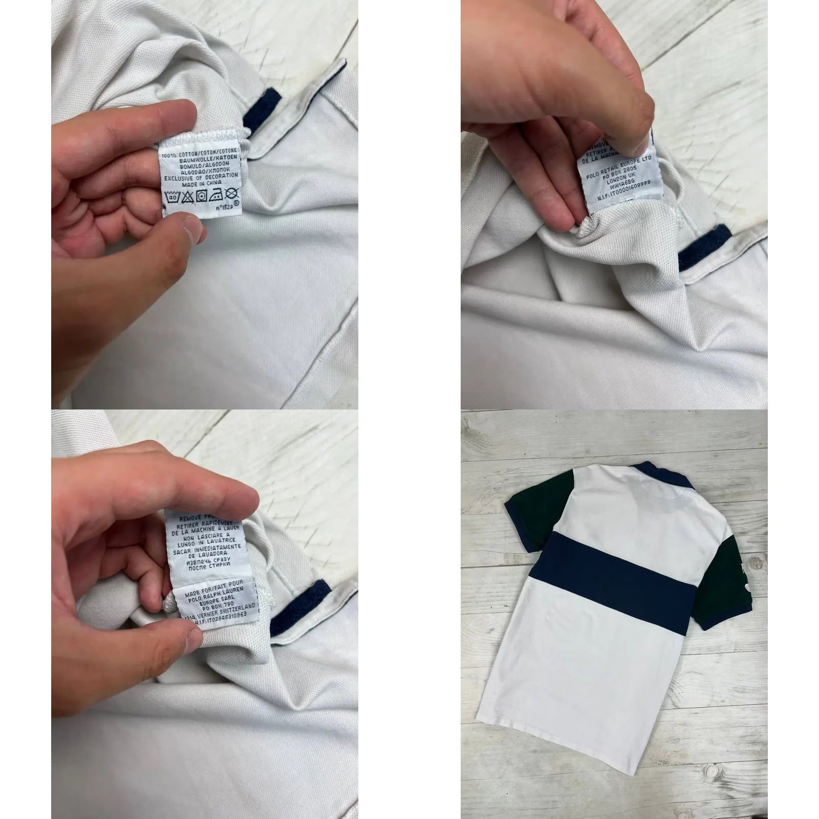 Polo Ralph Lauren Polo Ralph Lauren Polo Shirt Striped Big Pony Rugby Men L White Size US L / EU 52-54 / 3 - 8 Thumbnail