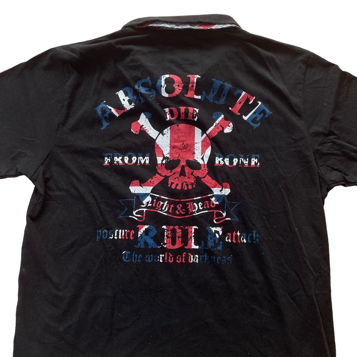 A.F.F.A. × Japanese Brand × Seditionaries 🇯🇵 DOUBLE FOCUS SKULL WORDING PUNK TSHIRT Size US M / EU 48-50 / 2 - 3 Thumbnail