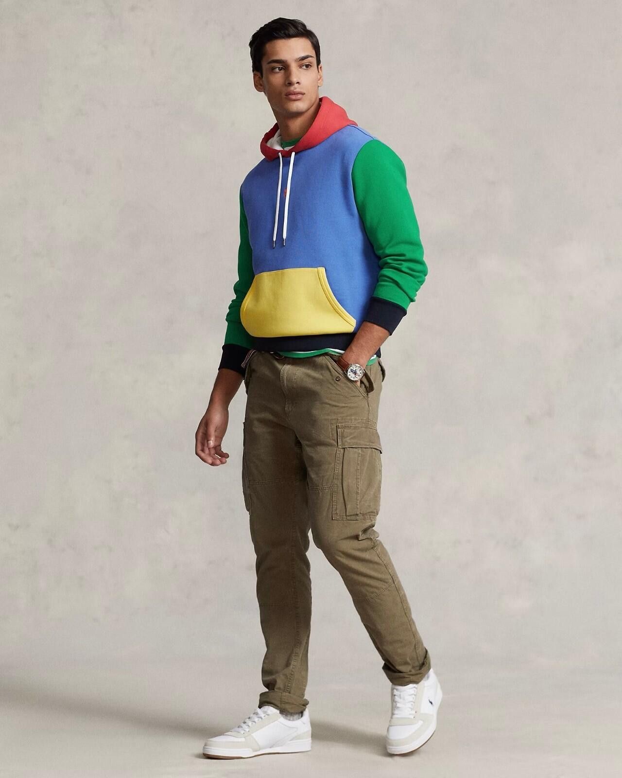 Polo Ralph Lauren POLO RALPH LAUREN Hooded Men's Color Block Hoodie L NWT Size US L / EU 52-54 / 3 - 5 Thumbnail