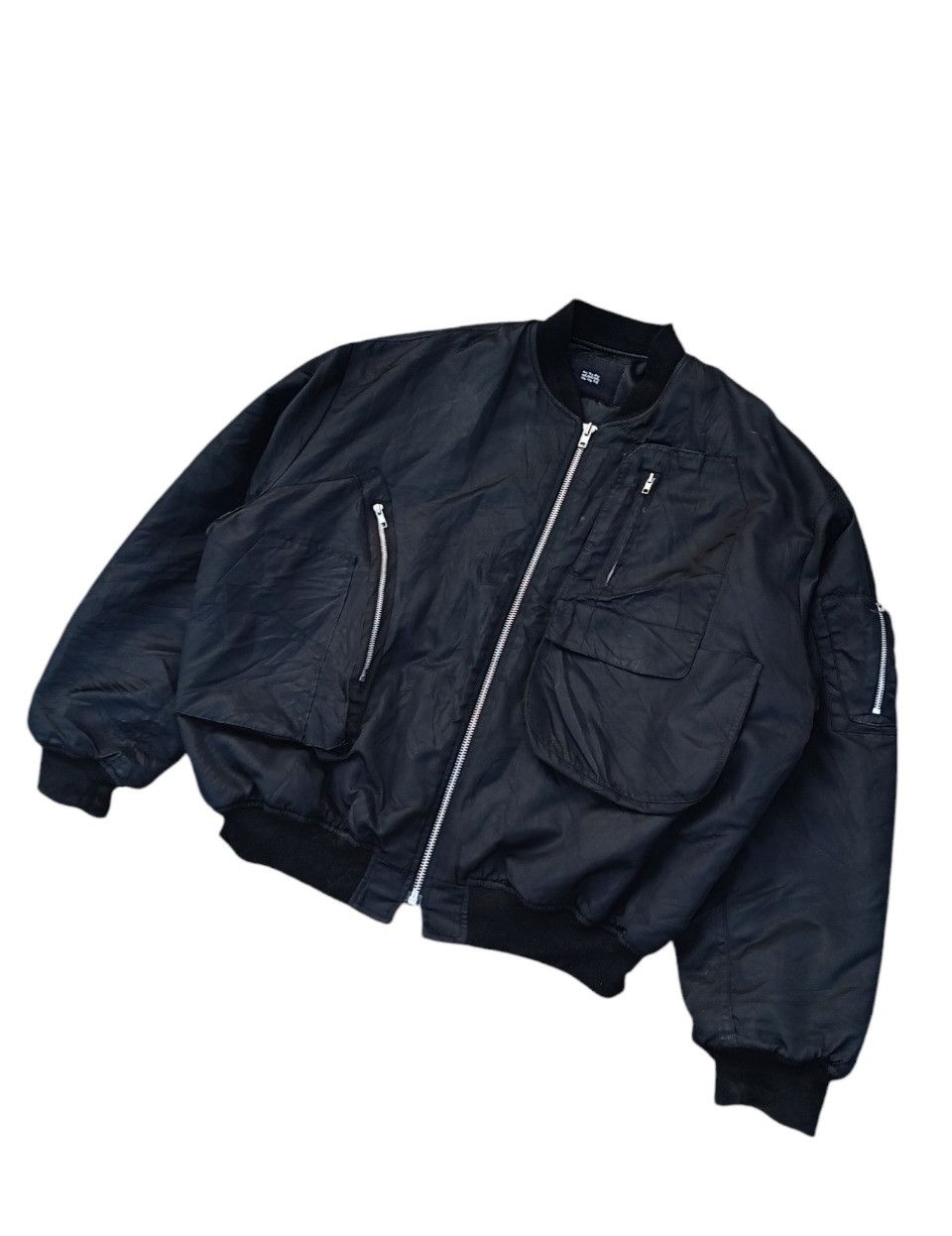 Japanese Brand 228 japan multi pocket nylon bomber jacket Size US XXL / EU 58 / 5 - 2 Thumbnail
