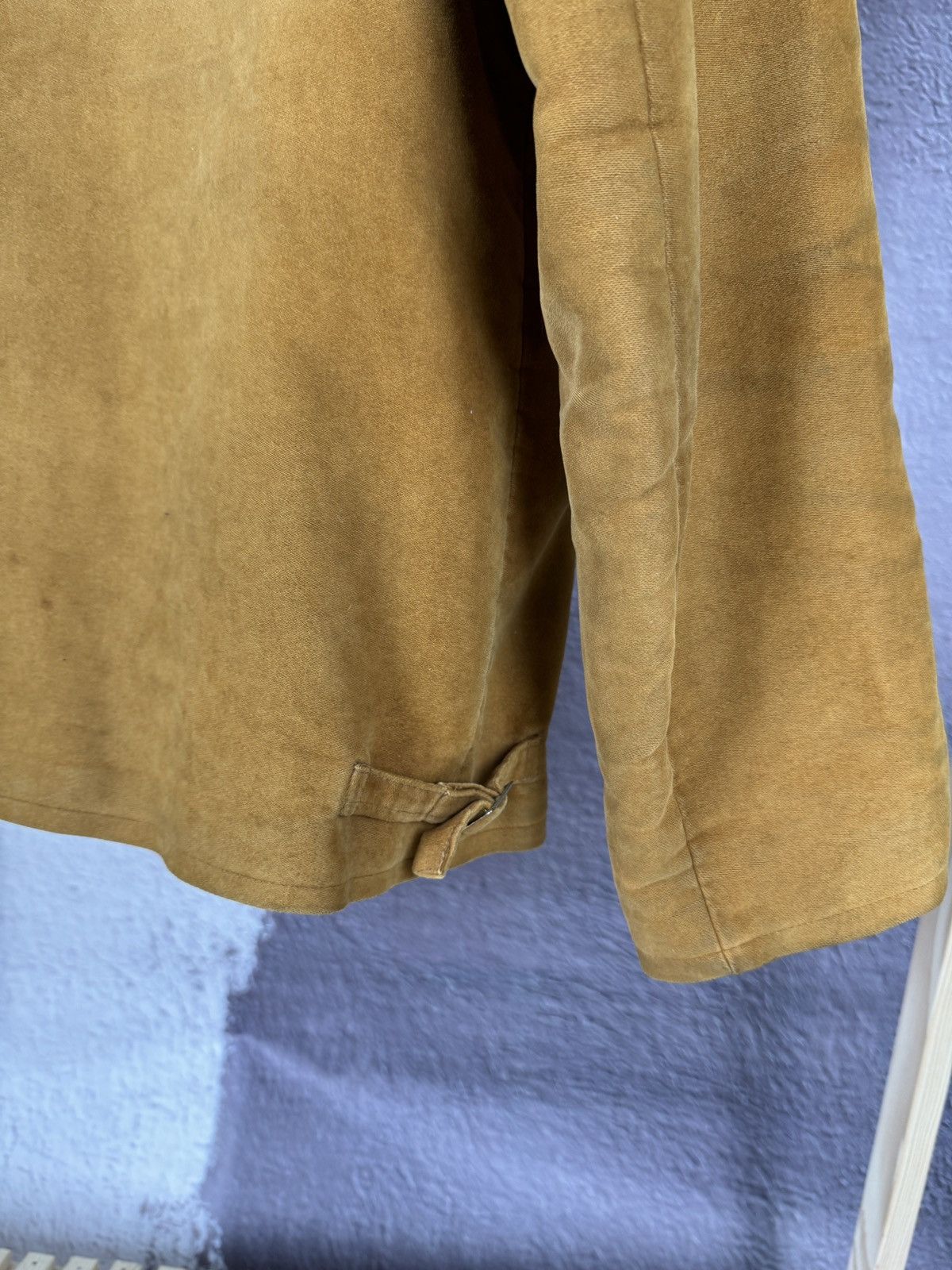 Vintage Vintage 70s 80s light brown cotton bomber aviator jacket Size US L / EU 52-54 / 3 - 10 Thumbnail