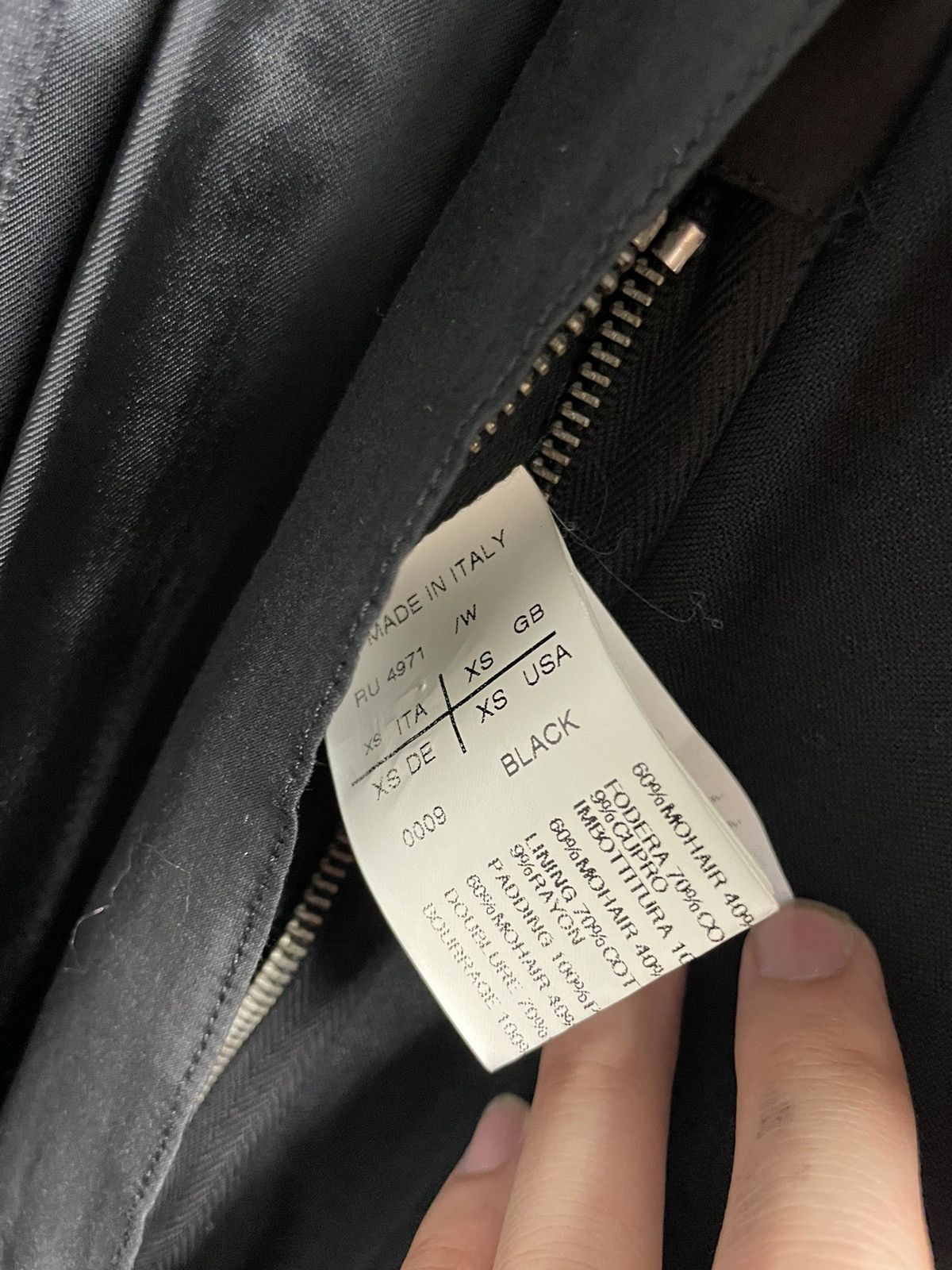 Rick Owens Rick Owens fw09 ‘crust’ tubeway jacket Size US XS / EU 42 / 0 - 4 Thumbnail