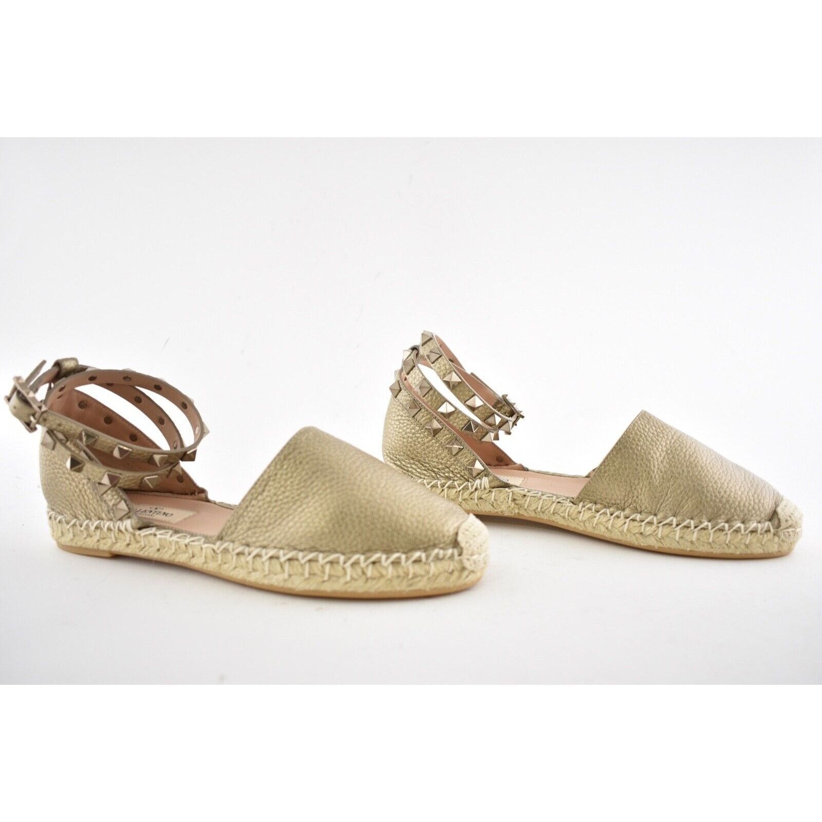 Valentino Valentino Rockstud Skin Metallic Wrap Around Stud Ankle Size US 11 / IT 41 - 5 Thumbnail