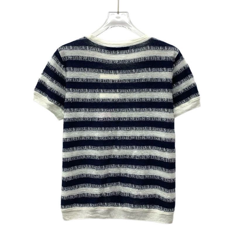 Dior Christian Dior Striped Short Sleeve TShirt-2506 Size M / US 6-8 / IT 42-44 - 2 Thumbnail