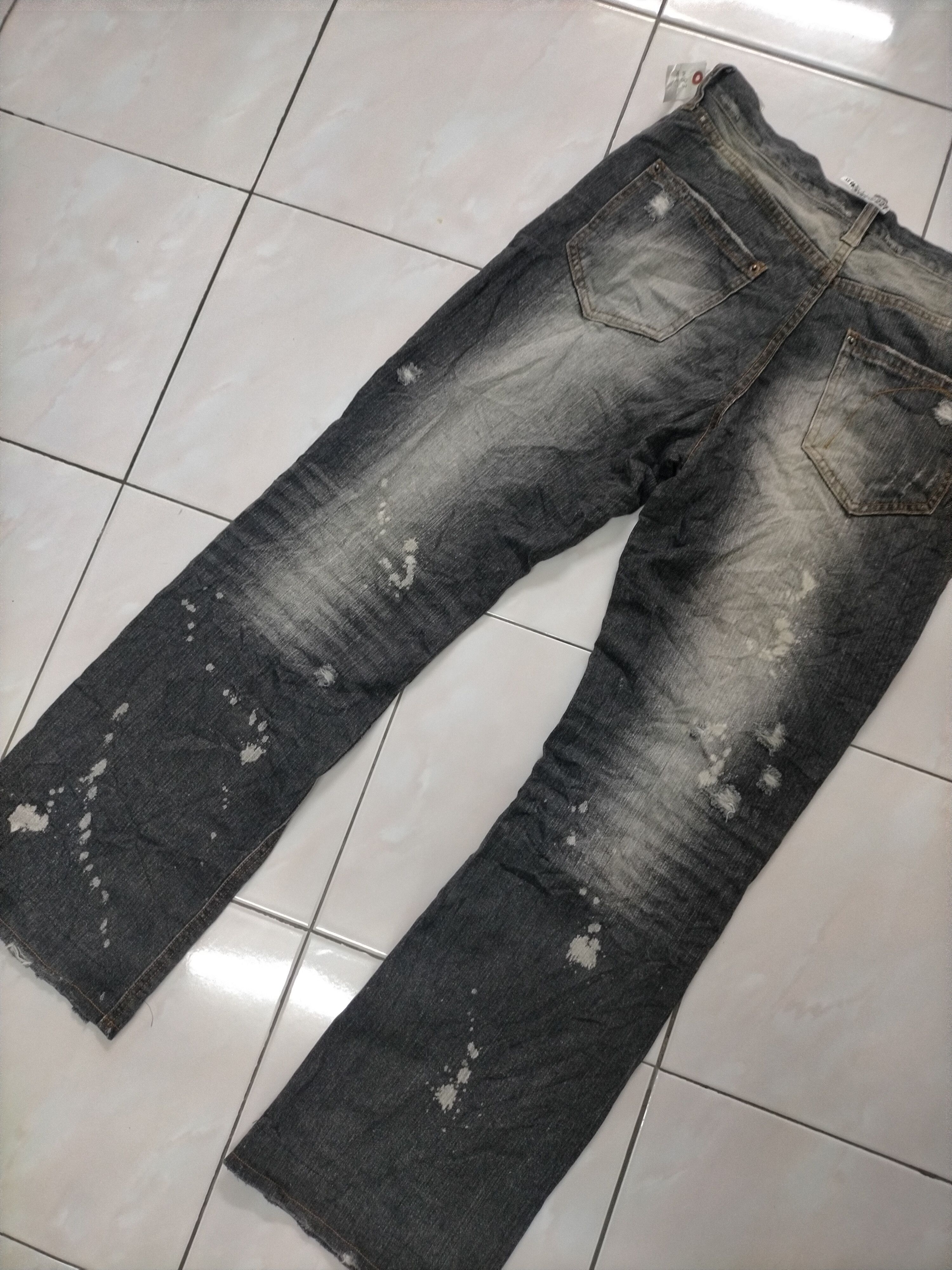 If Six Was Nine 🔥 Insane 🔥Japanese Distressed Flare Mudwash Jeans Size US 33 - 5 Thumbnail