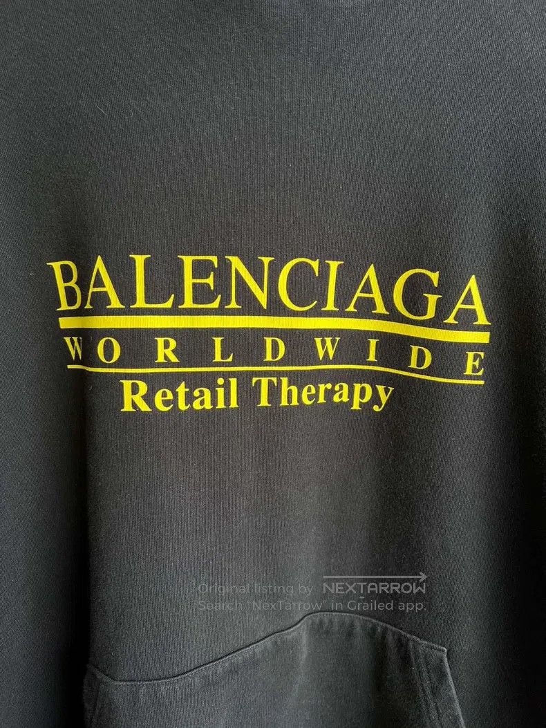 Balenciaga Balenciaga Black Hoodie Size US M / EU 48-50 / 2 - 5 Thumbnail