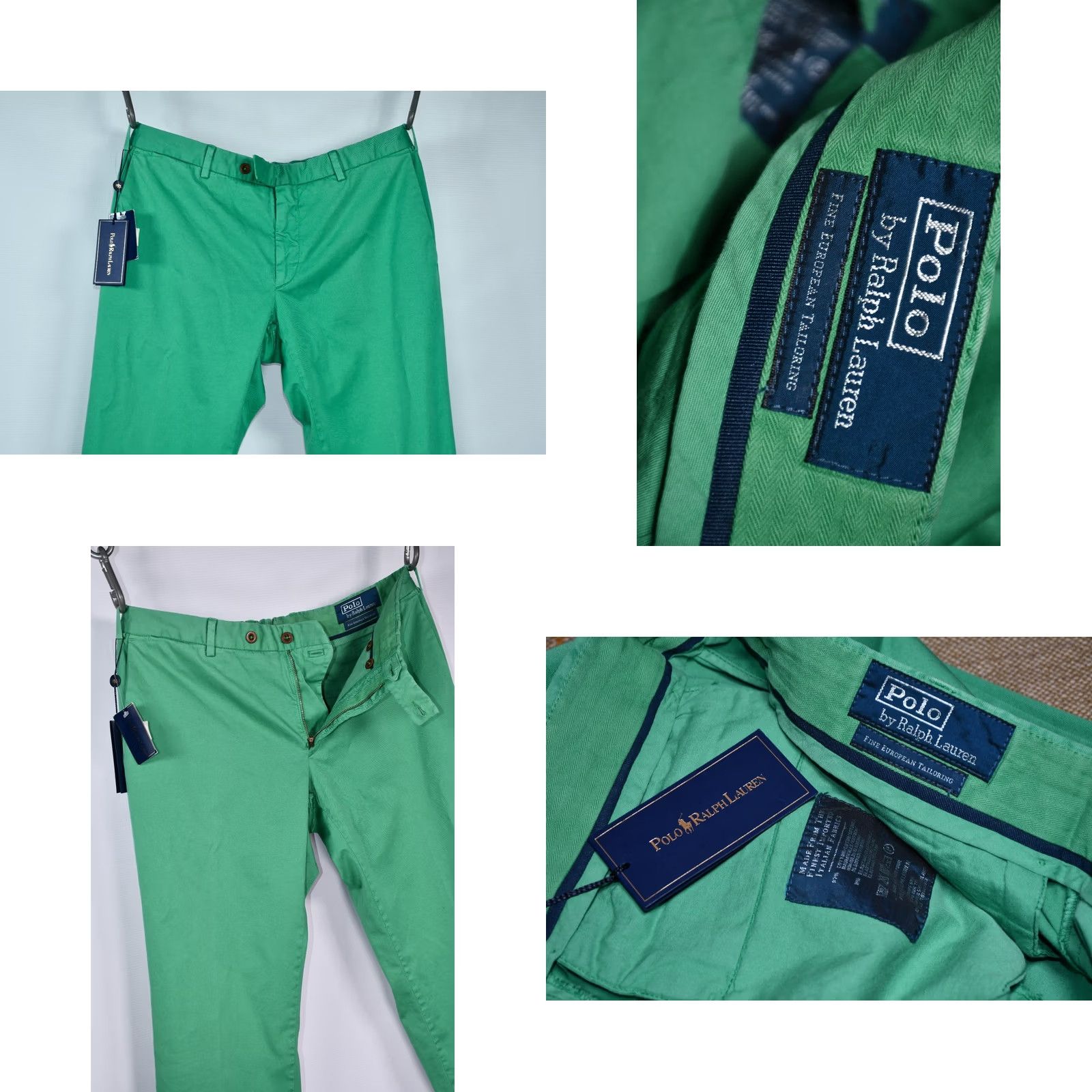 Polo Ralph Lauren Polo Ralph Lauren Polo Ralph Lauren Cotton Tapered Trousers Green Stretch-Cotton W34 Pants Classic Mens Casual Chino 90s Retro Size US S / EU 44-46 / 1 - 8 Thumbnail