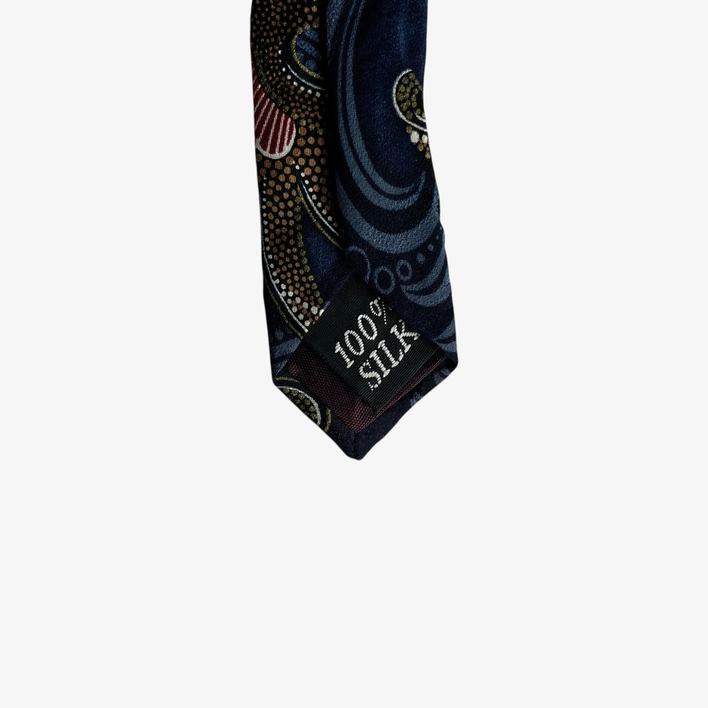 Oscar De La Renta Vintage 90s Oscar De La Renta Paisley Print Silk Tie Size ONE SIZE - 3 Thumbnail