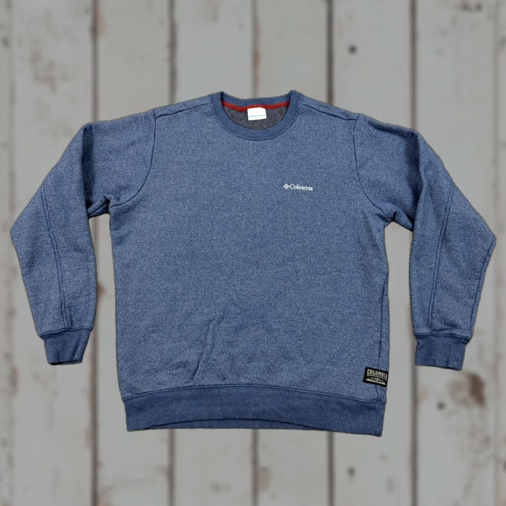 Greats Columbia Sweater Mens M Blue Crewneck Sweatshirt Pullover Casual Classic Logo Knit Warm Pullover Mens M Blue Columbia Sweater Size US M / EU 48-50 / 2 - 1 Thumbnail