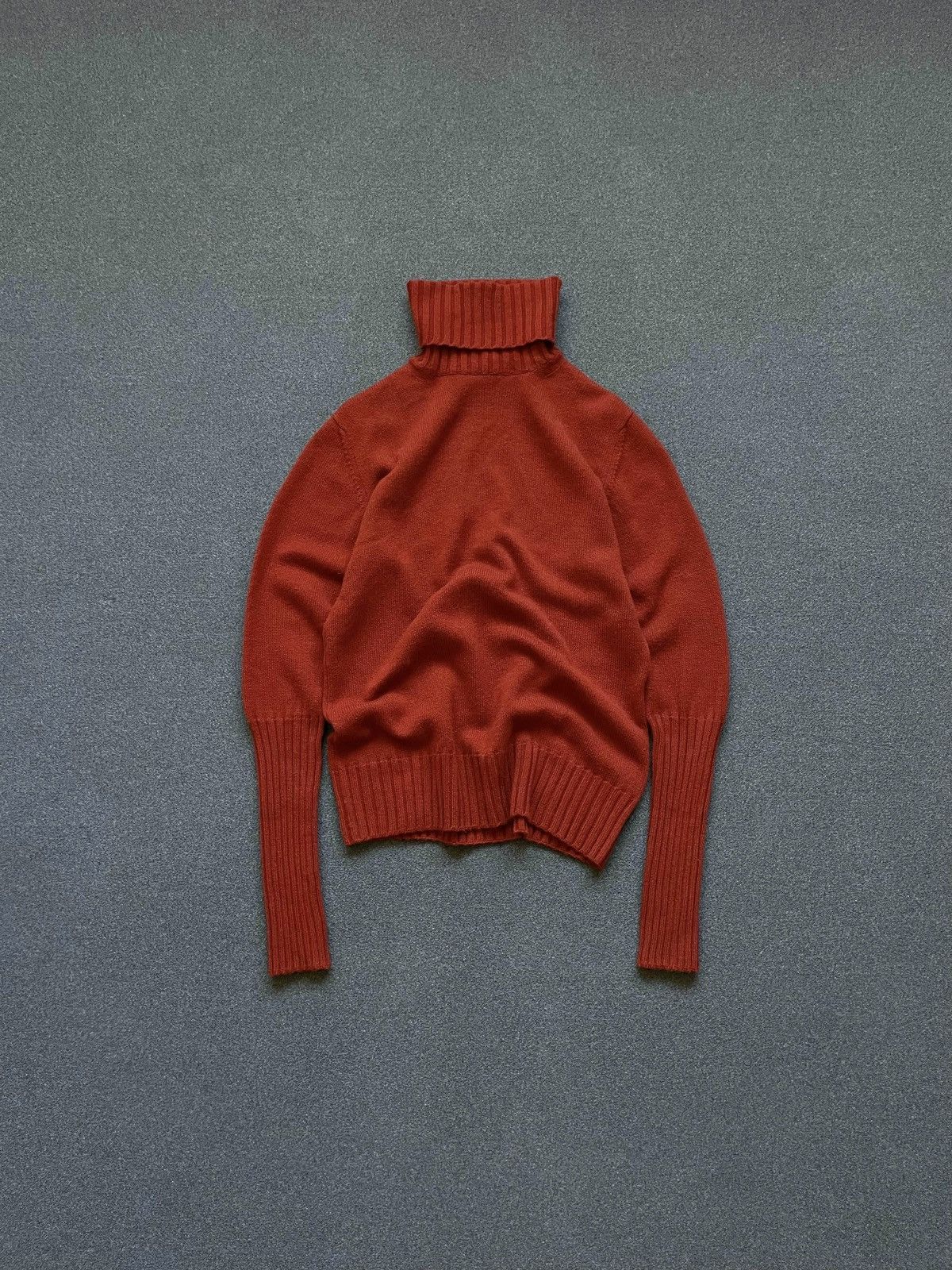 image of Loro Piana Cashmere Turtleneck Sweater in Coral, Women's (Size Medium)