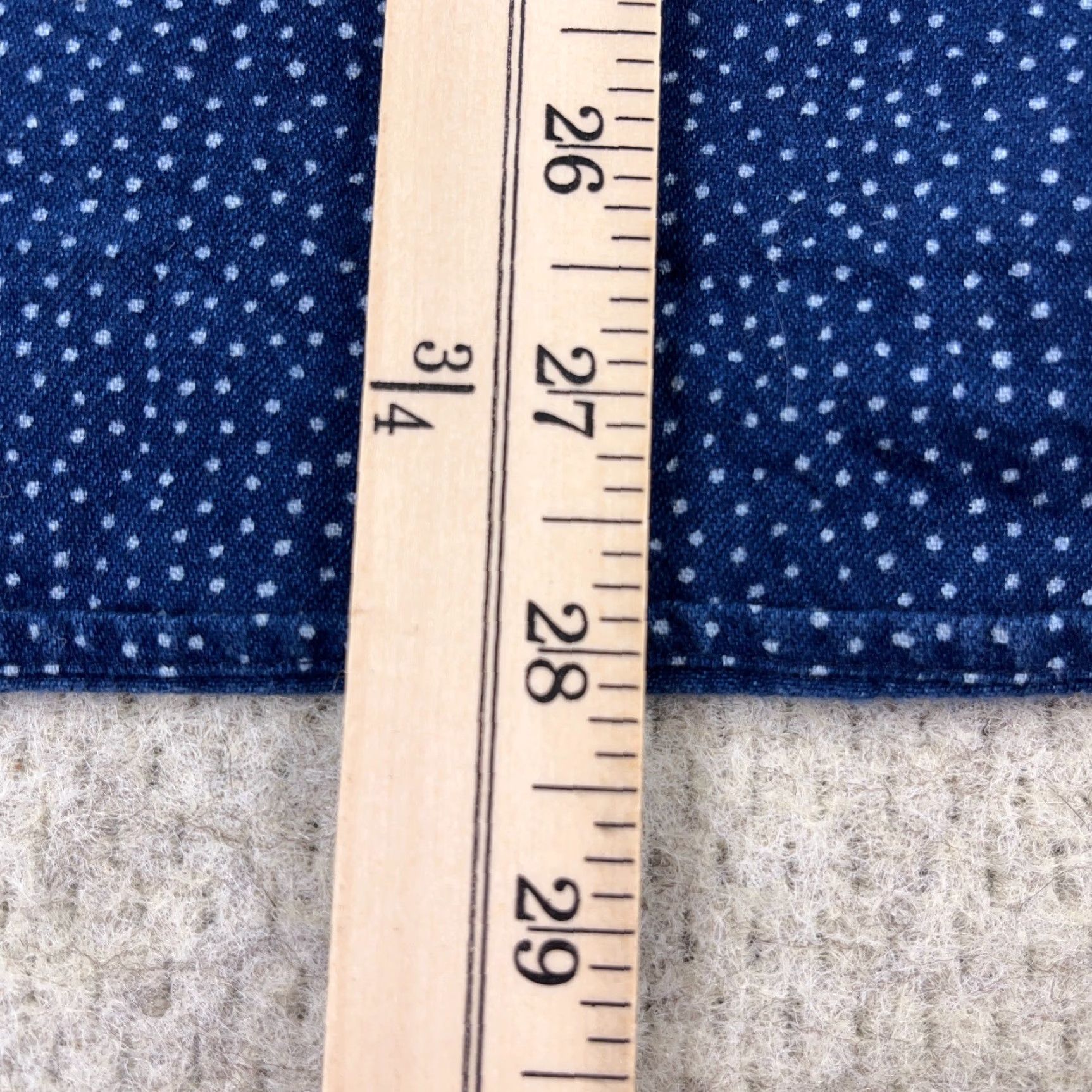 Madewell Madewell Shirt Men L Blue Spotted Button Up Flat Pocket Casual Camp Adult Size US L / EU 52-54 / 3 - 7 Thumbnail