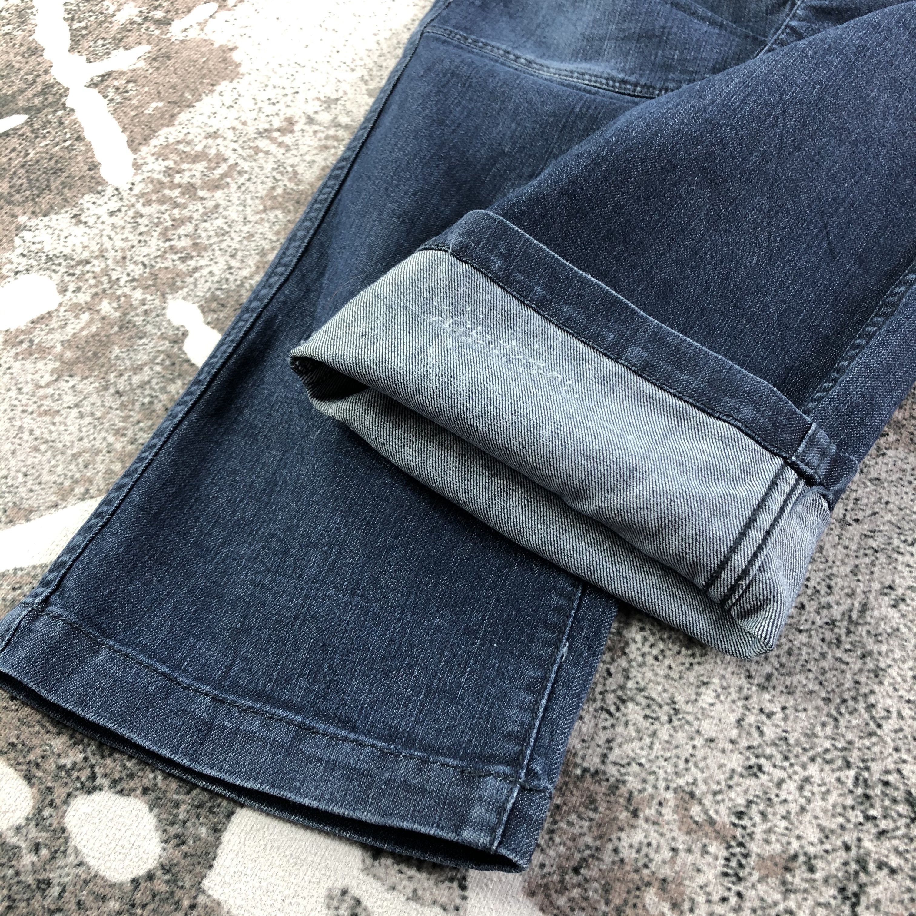 Japanese Brand Rage Blue Denim Double Pocket Baggy Denim KJ1563 Size US 32 / EU 48 - 5 Thumbnail