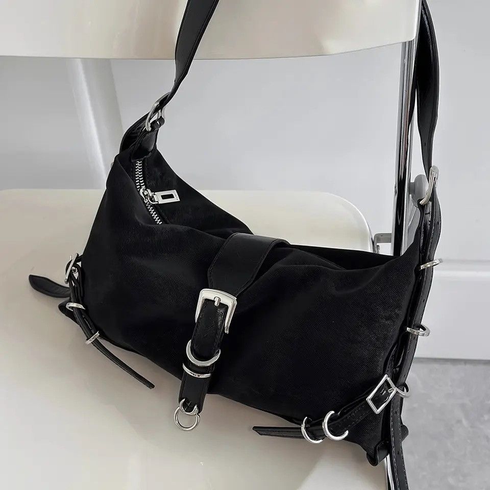 Vintage Gothic Punk Retro Crossbody Shoulder Bag PU Leather Size ONE SIZE - 2 Thumbnail