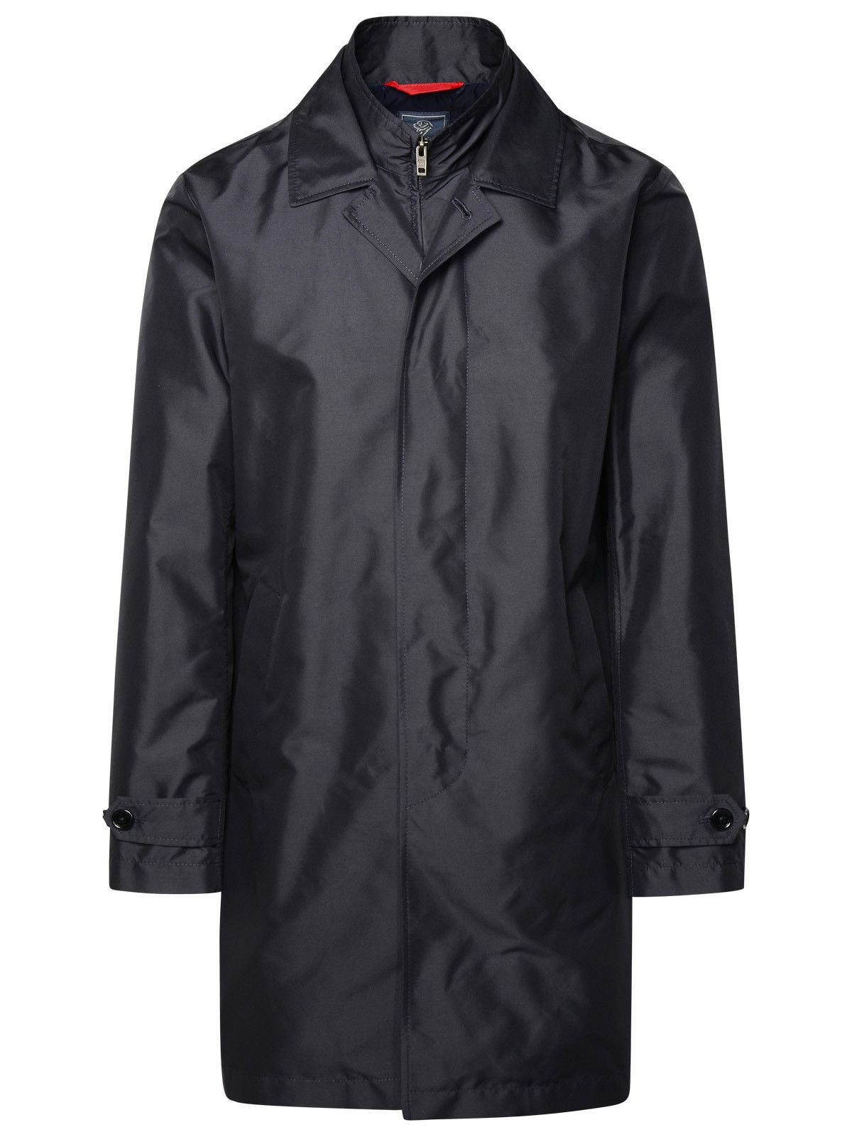 image of Fay 'morning' Navy Polyester Trench Coat, Men's (Size XL)