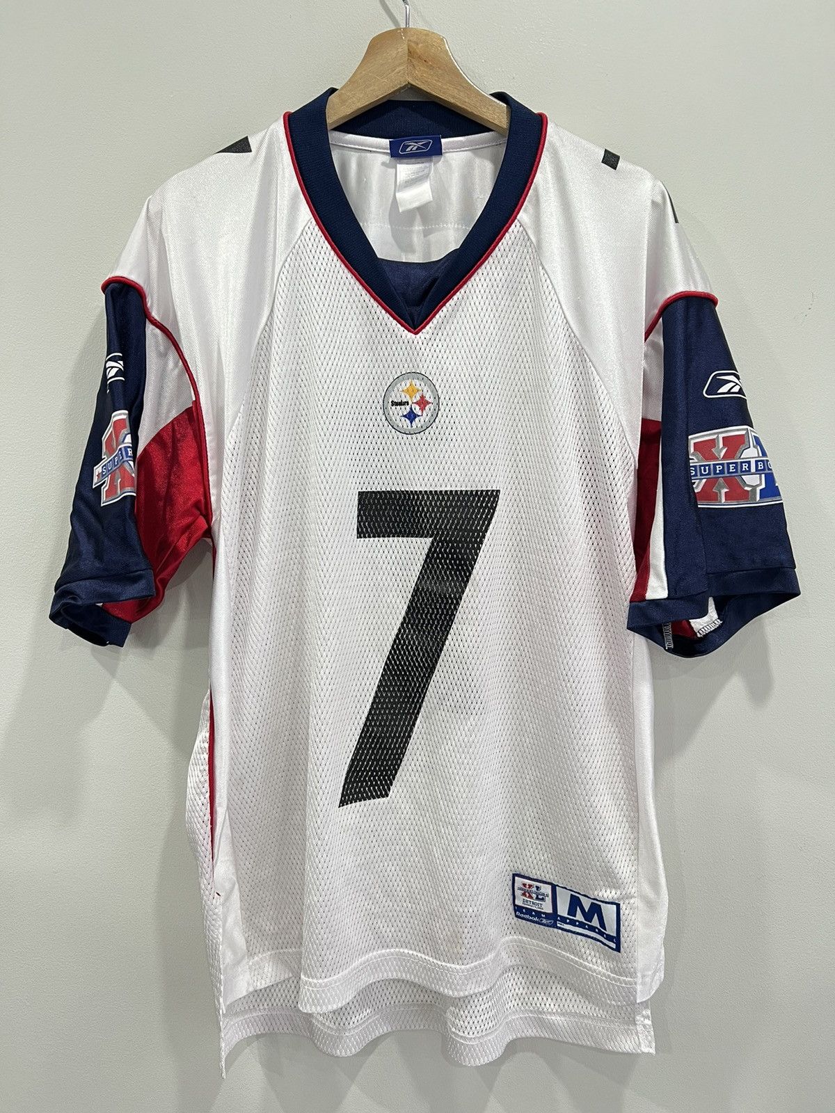 Reebok Vtg Y2K Steelers Pittsburgh Roethlisberger Jersey football Size US M / EU 48-50 / 2 - 1 Thumbnail