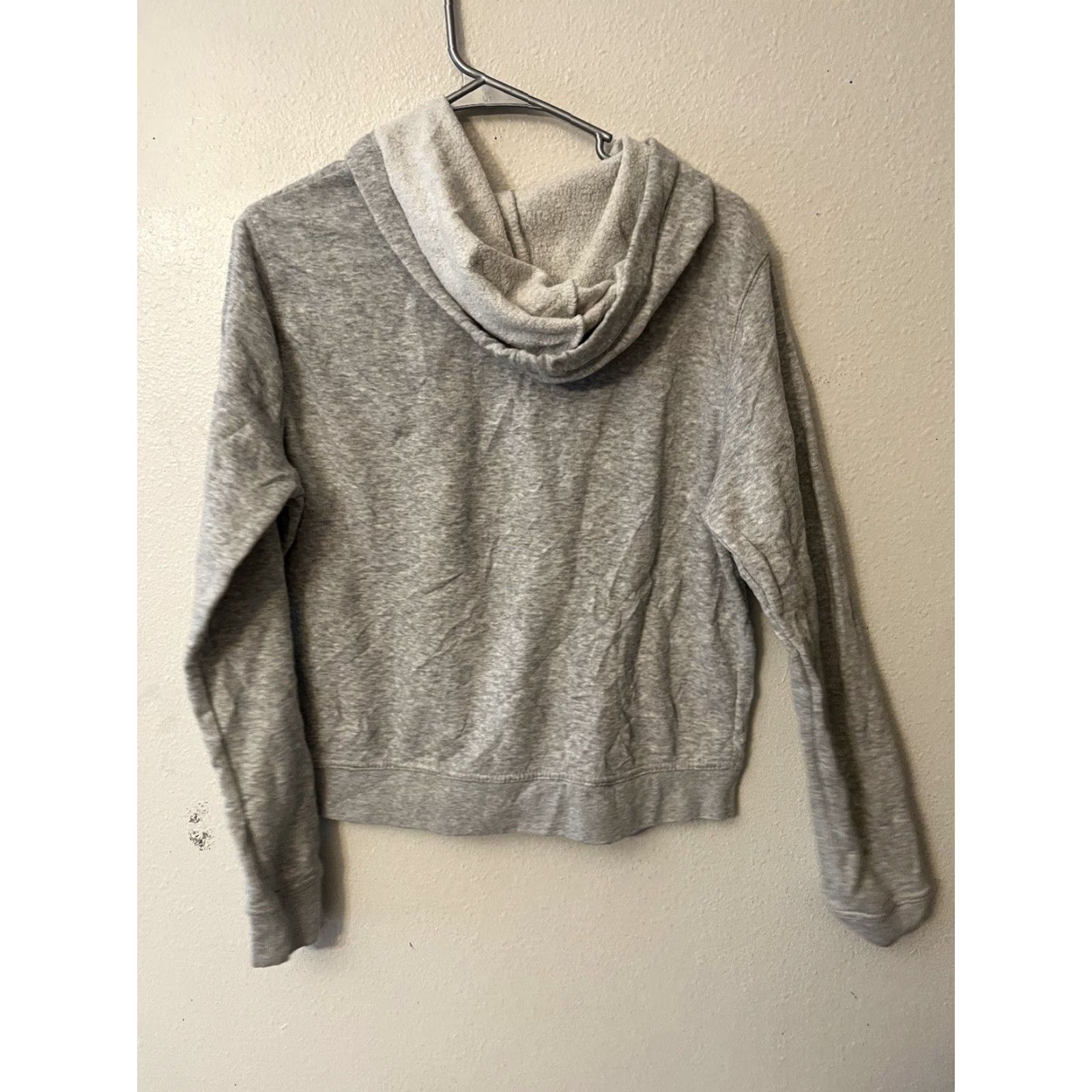 Vintage Aéropostale Hoodie Womens Large Gray Graphic Pullover Size L / US 10 / IT 46 - 3 Thumbnail