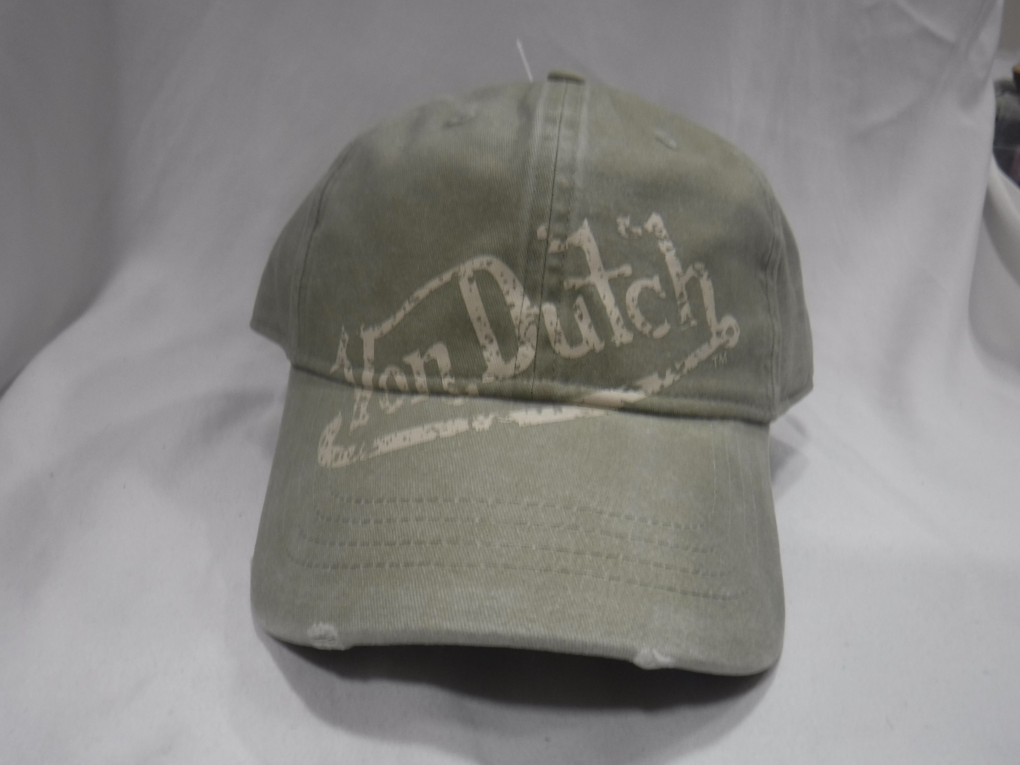 Von Dutch Von Dutch Sage Distressed Trucker Hat Size ONE SIZE - 1 Thumbnail