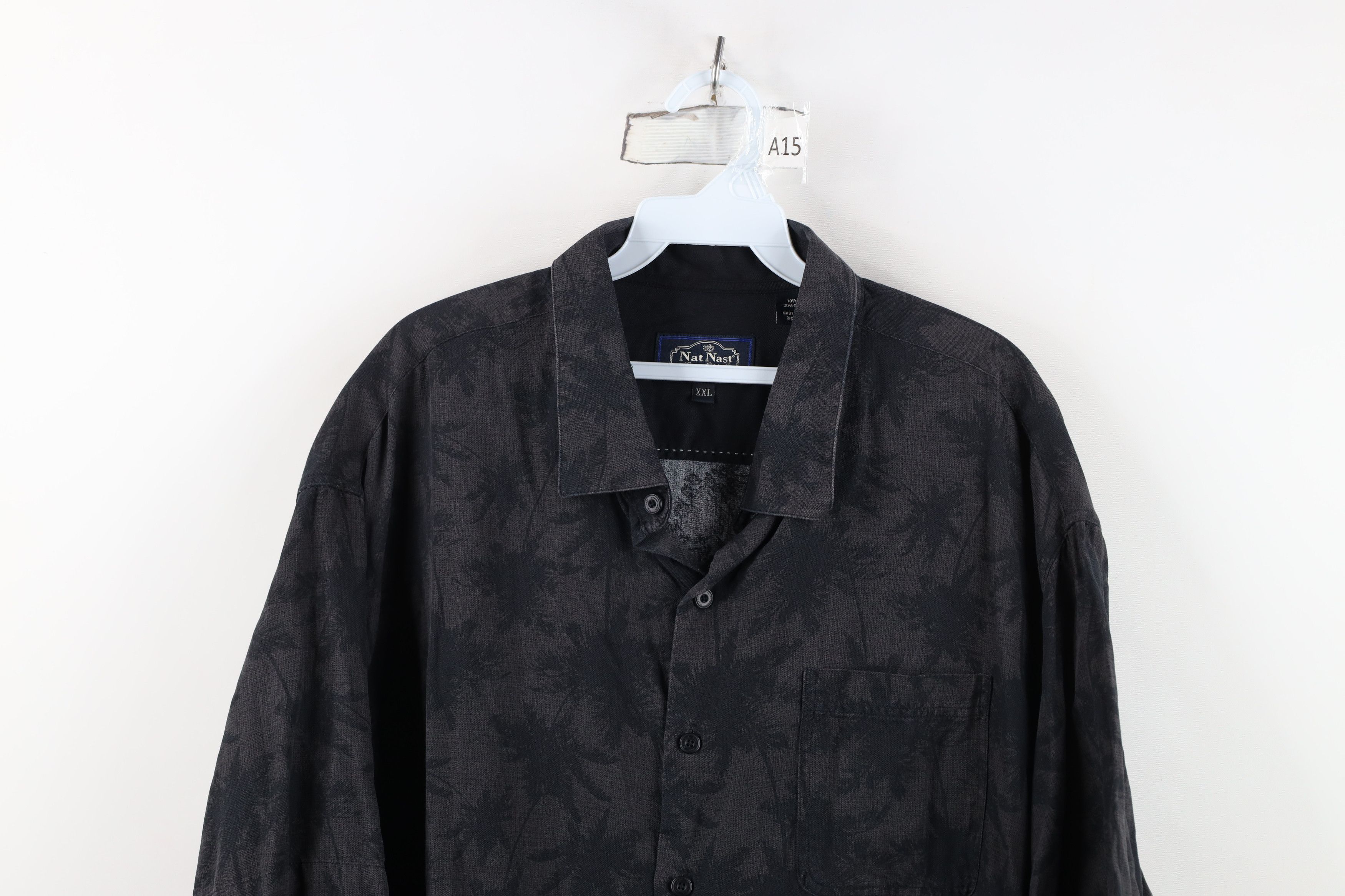 Nat Nast Nat Nast Luxury Originals Palm Tree Luau Hawaiian Shirt Size US XXL / EU 58 / 5 - 2 Thumbnail
