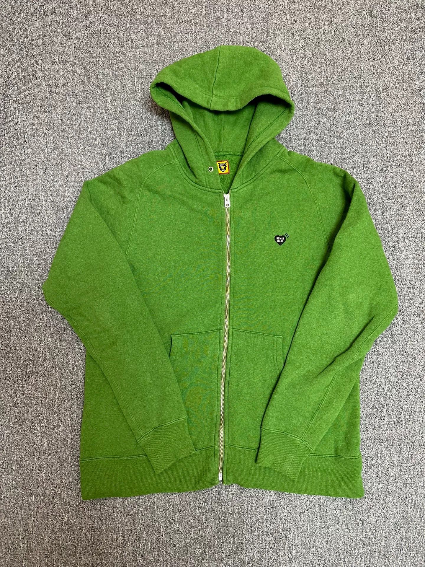 Human Made HUMAN MADE Heart Embroidery Zip Hoodie Size US XL / EU 56 / 4 - 1 Thumbnail