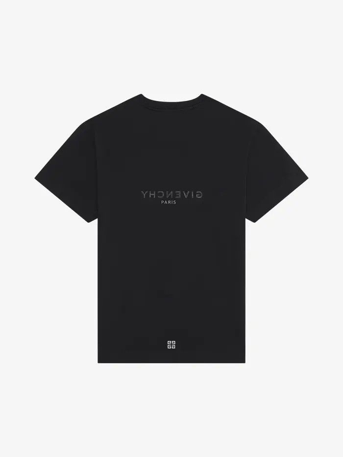 Givenchy o1w1db10426 Slim Fit Reverse T-Shirt in Black Size US XS / EU 42 / 0 - 4 Thumbnail