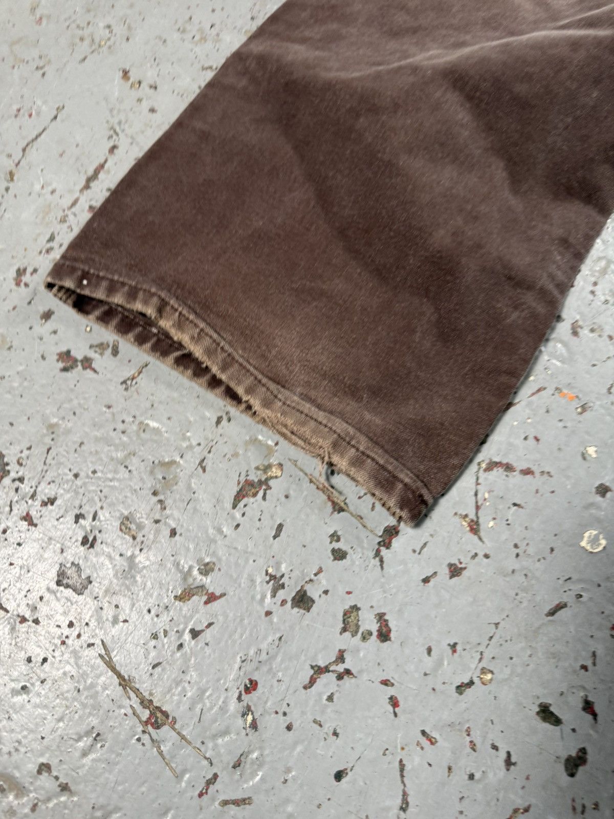 Carhartt Vintage Distressed Faded Mocha Brown Carhartt Carpenter Pant Size US 42 / EU 58 - 4 Thumbnail