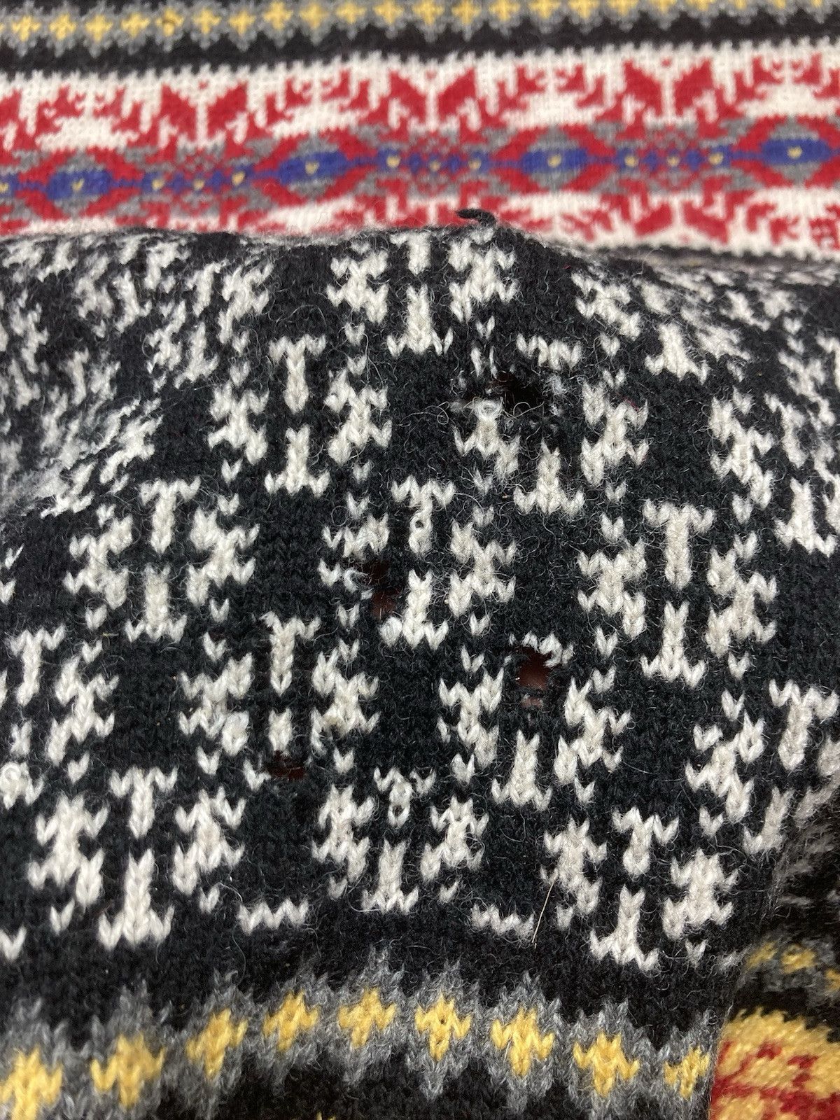 Izod × Vintage Izod sweater wool knit snowflake Birds Eye Icelandic Nord XL Size US XL / EU 56 / 4 - 9 Thumbnail