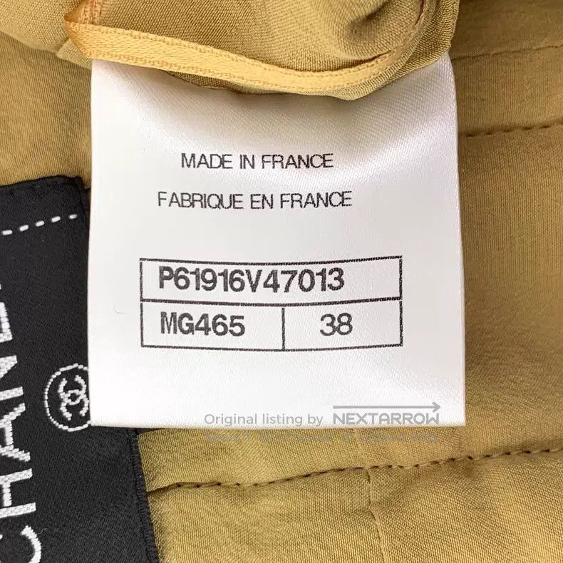 Chanel Chanel Egyptian series colour-matched plaid cotton woven t Size 25" / US 0 / IT 36 - 7 Thumbnail