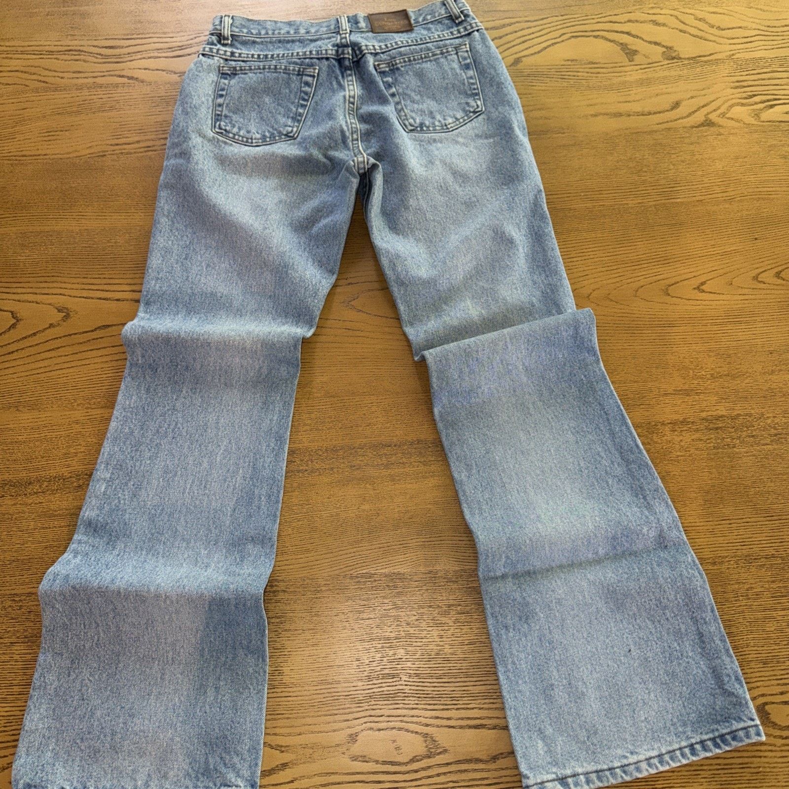Lee Vintage Y2K 2001 Lee Dungarees Flare Jeans 9 Long 30W 33L Size 30" / US 8 / IT 44 - 8 Thumbnail