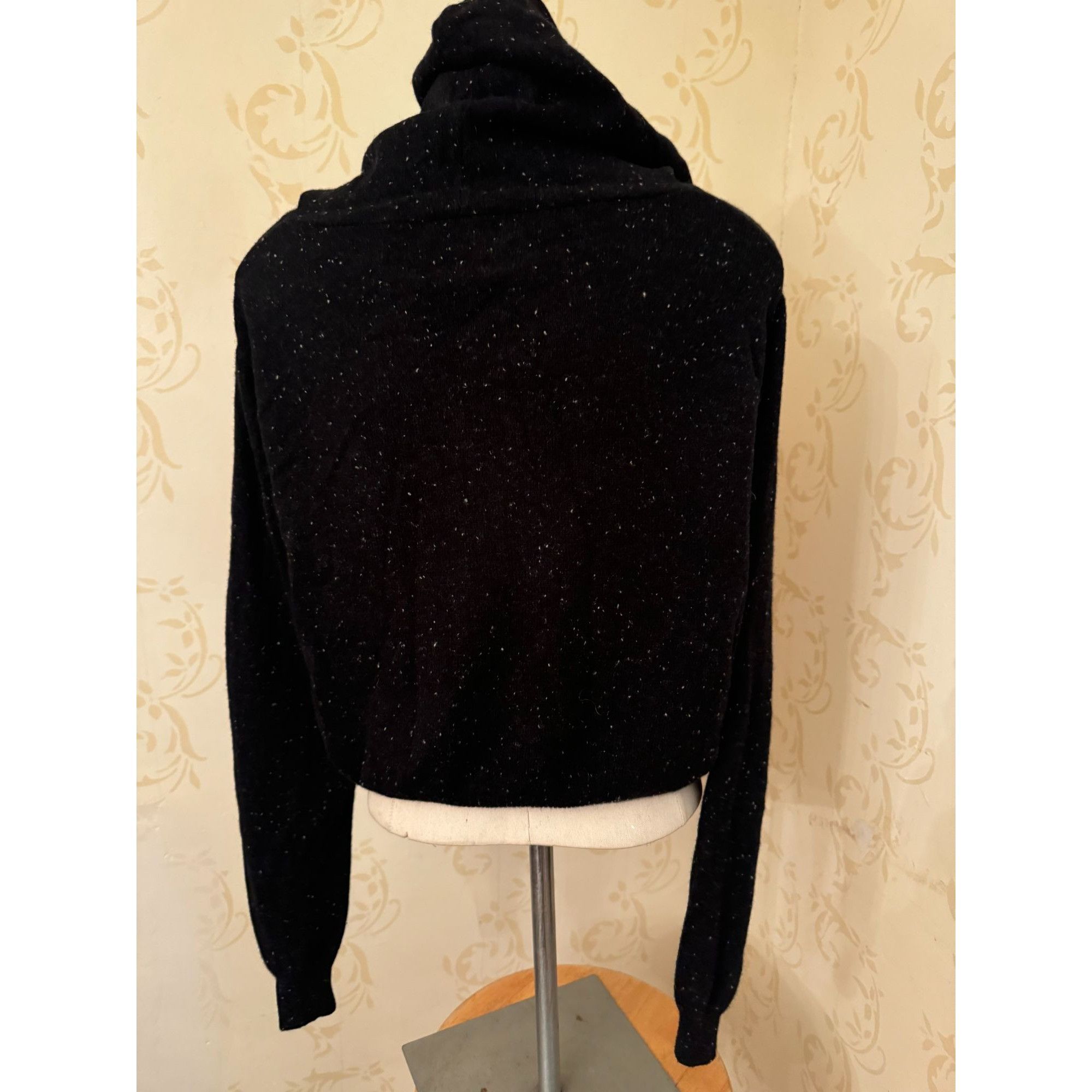 Vintage Crush 01234 100% Cashmere Speckled Hoodie Sweater Ladies Siz Size S / US 4 / IT 40 - 4 Thumbnail