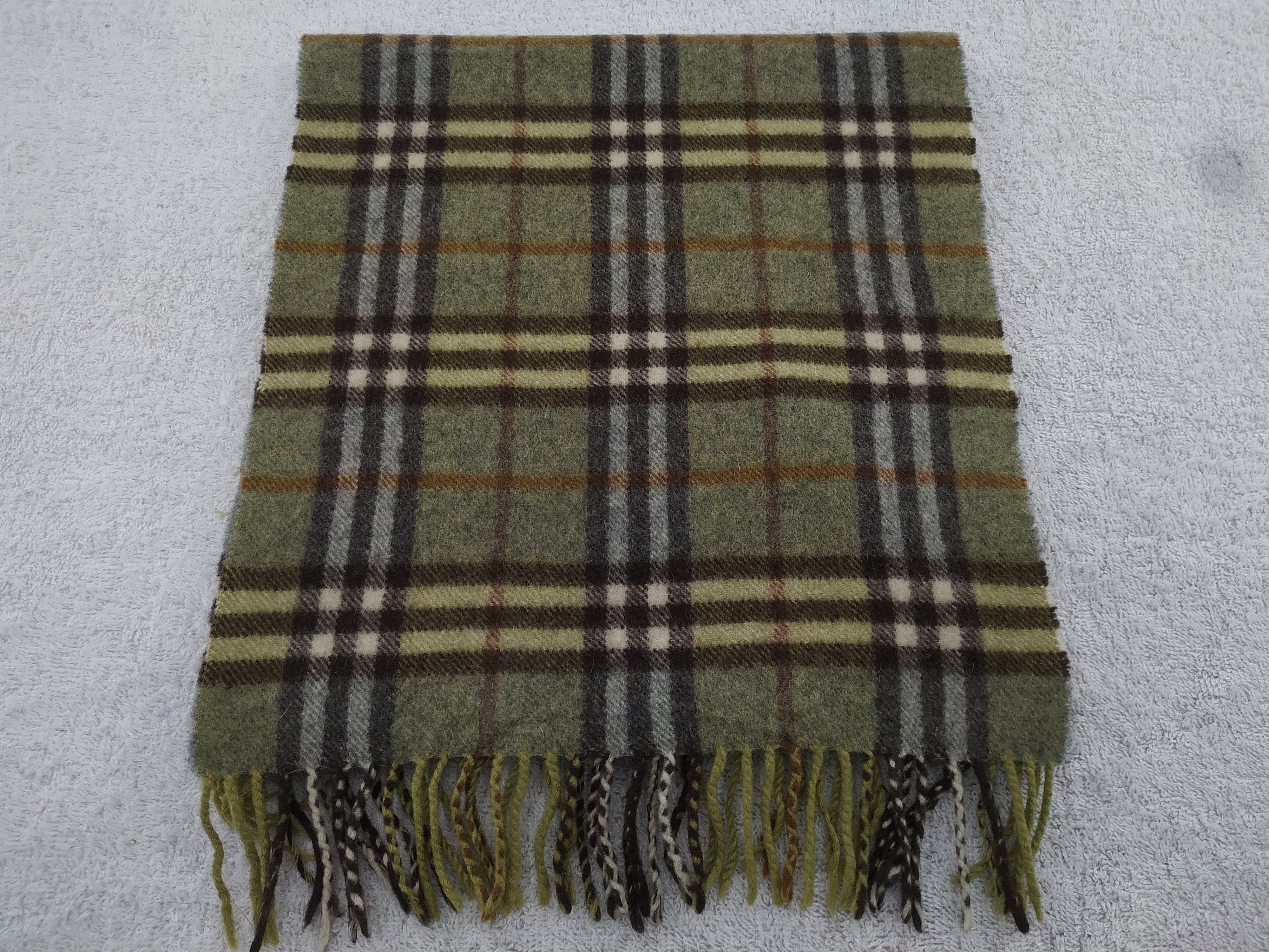 Burberry × Vintage Burberry Scarf / Muffler / Neckwear - WW566 Size ONE SIZE - 2 Thumbnail