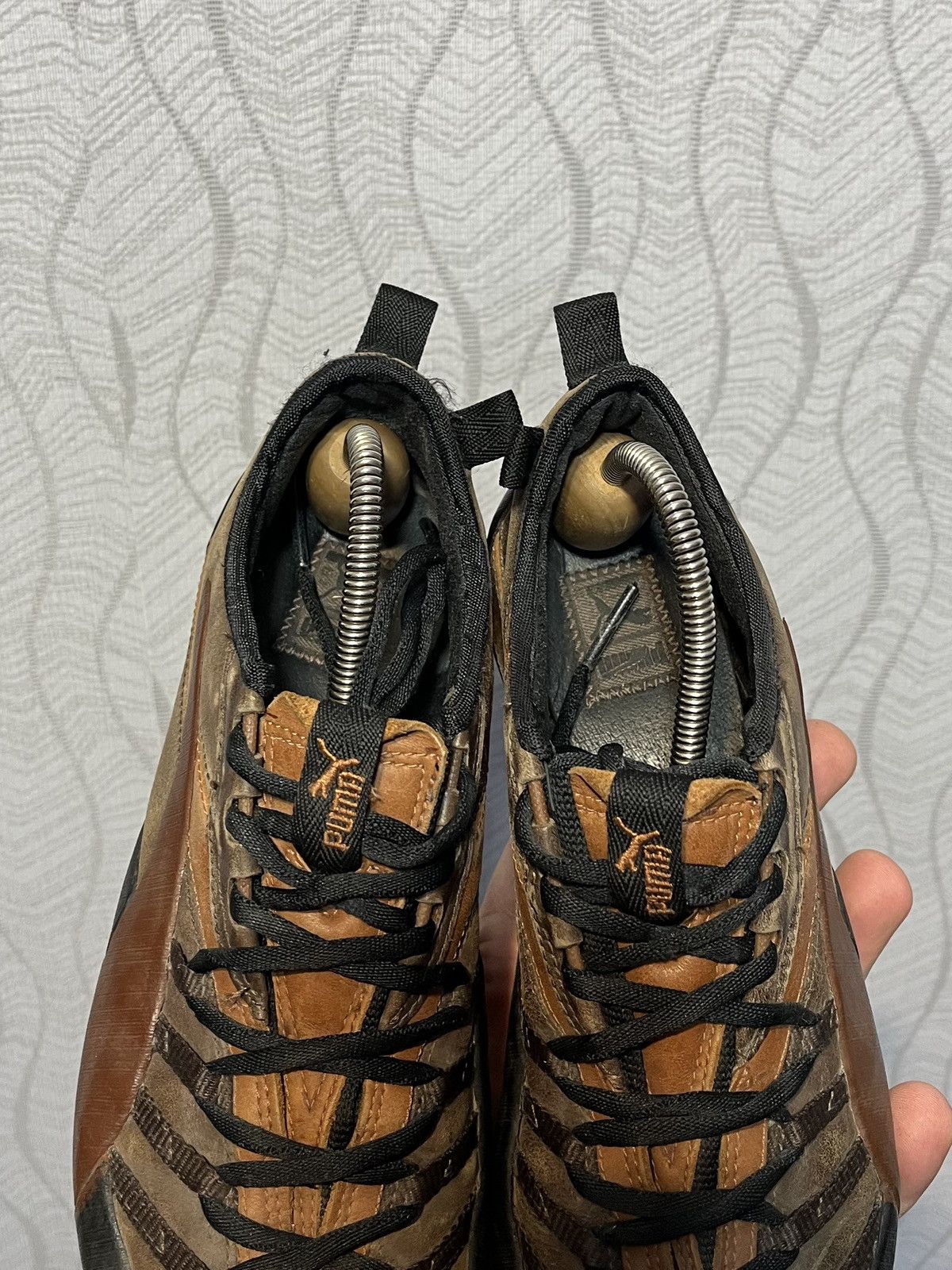 Puma Puma Climb Low Speed Cat Vintage Brown Leather Shoes US6 Size US 6 / EU 39 - 6 Thumbnail