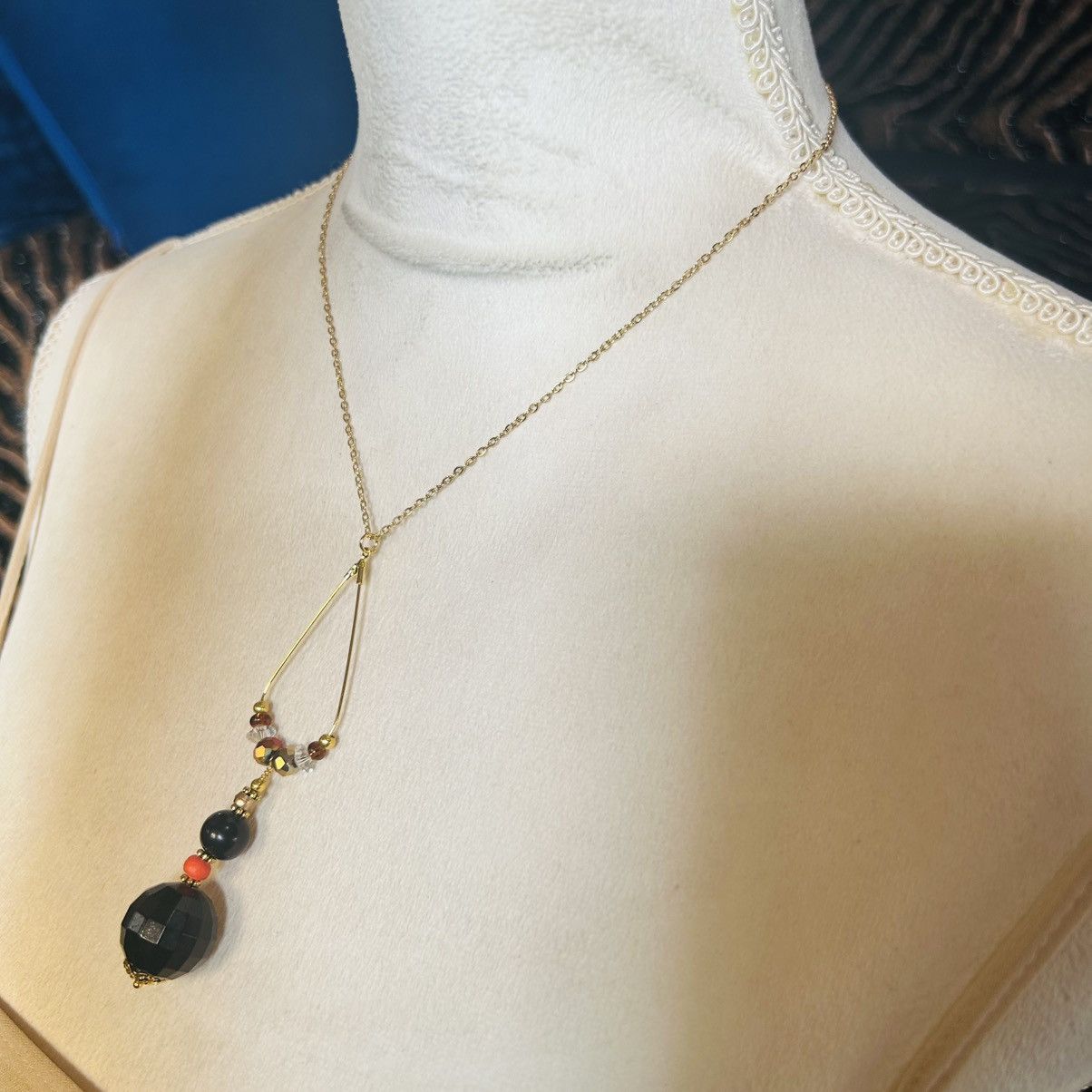 Handmade Handcrafted vintage bead changeable charm pendant necklace Size ONE SIZE - 4 Thumbnail