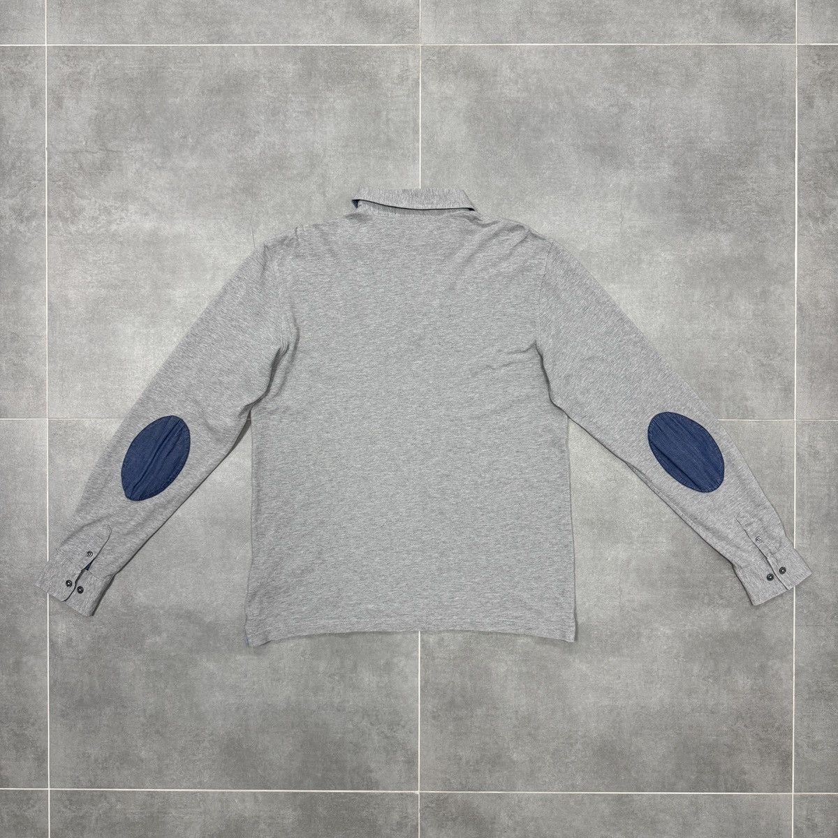Hackett Hackett London #1 Elbow Patches Long Sleeve Rugby Polo Shirt Size US M / EU 48-50 / 2 - 15 Thumbnail