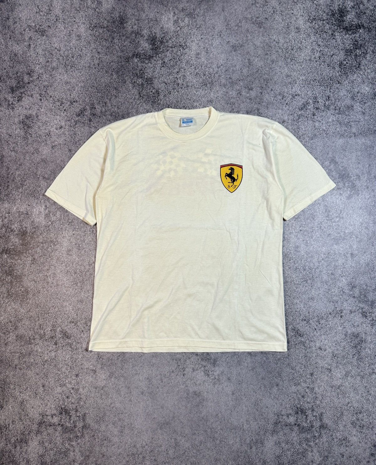 Ferrari × Vintage Vintage Racing Ferrari T-shirt Logo Streetwear Made In USA L Size US L / EU 52-54 / 3 - 3 Thumbnail