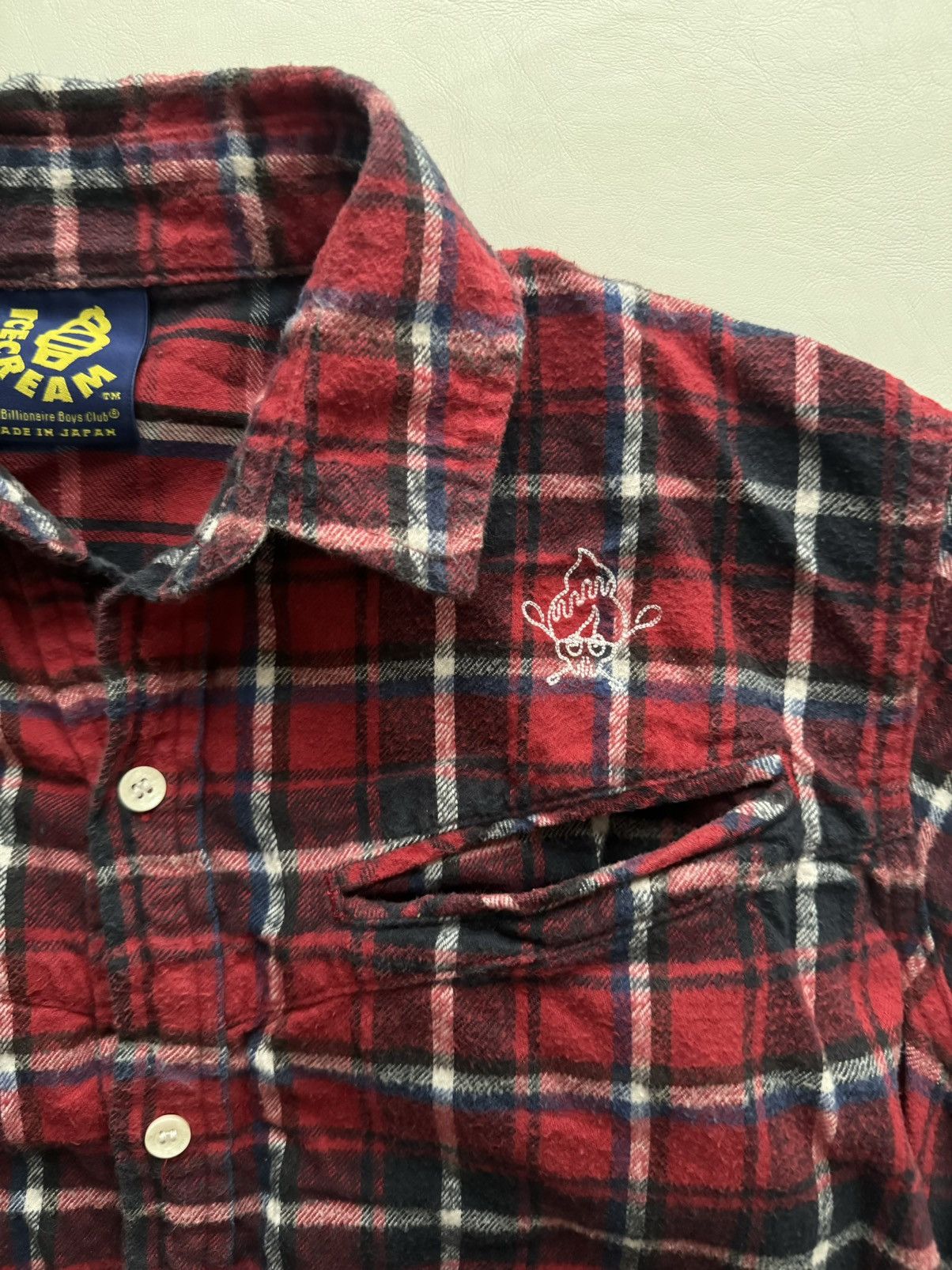 Billionaire Boys Club Season 10 Ice Cream Slanted Two Pocket Plaid Shirt Size US XL / EU 56 / 4 - 3 Thumbnail