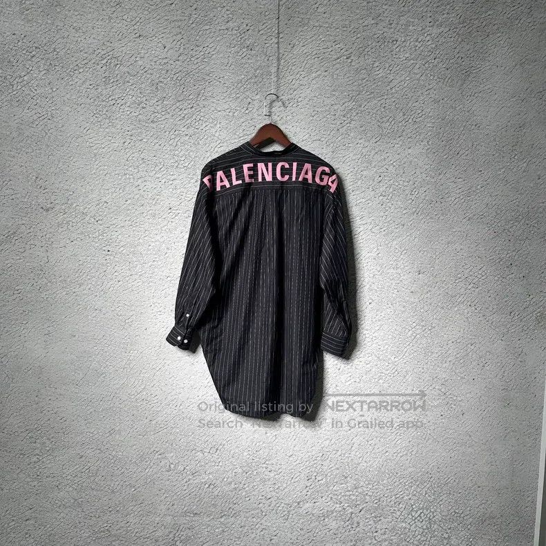 Balenciaga Balenciaga Black striped shirt Size XS / US 0-2 / IT 36-38 - 2 Thumbnail