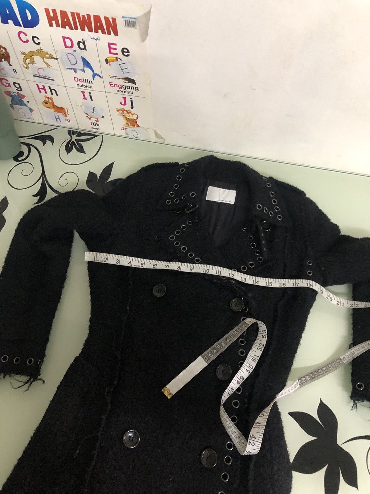 If Six Was Nine Rare❗️Enchantement Bondage Punk Long Coat If Six Was Nine Size XS / US 0-2 / IT 36-38 - 16 Thumbnail