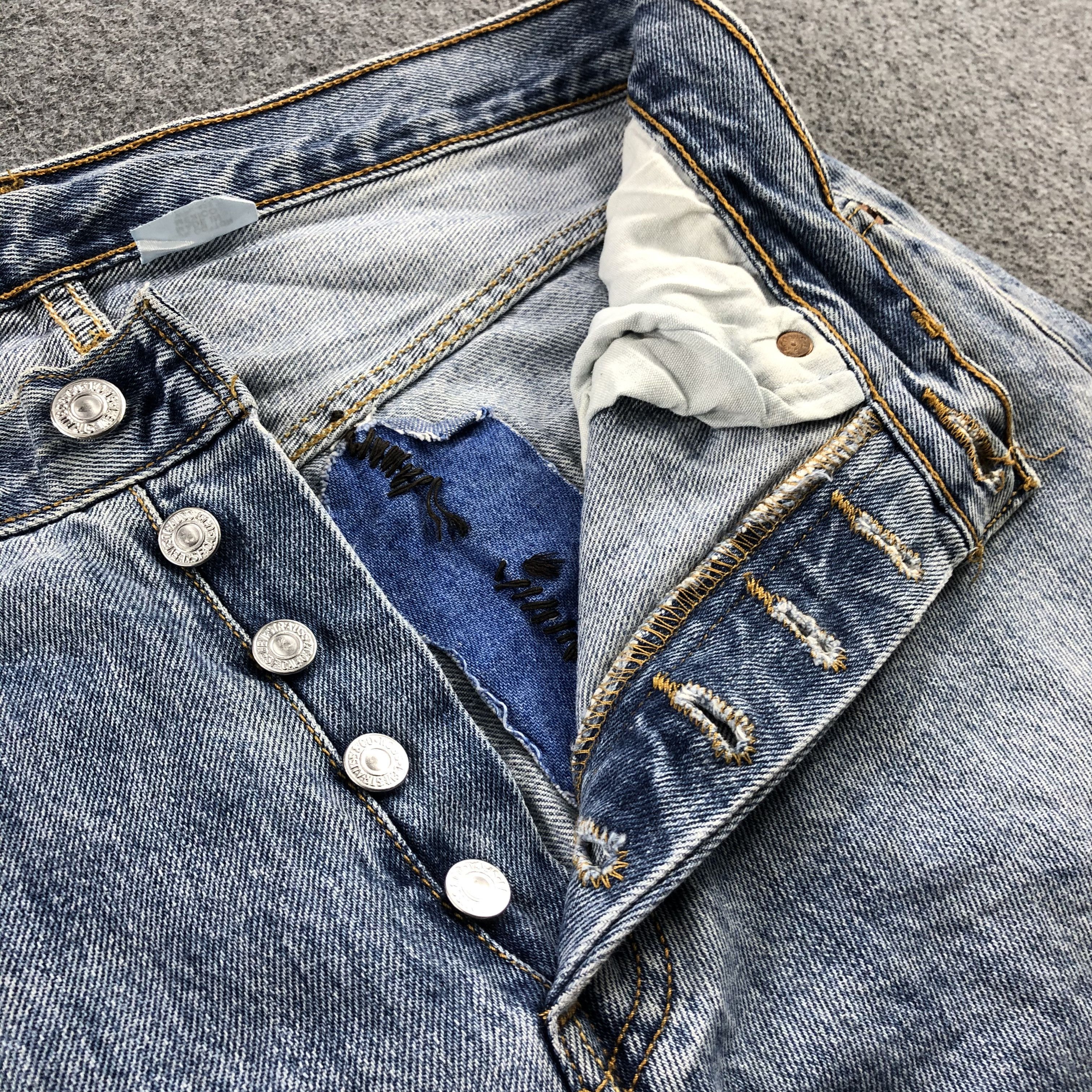 Levi's Vintage Blue Wash Levis 501 Jeans-J2029 Size US 32 / EU 48 - 11 Thumbnail