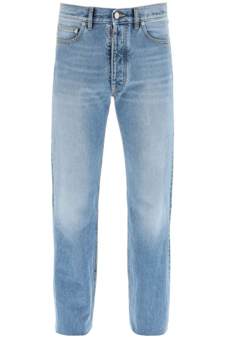image of Maison Margiela O1S22I1N0324 Straight Jeans In Blue, Men's (Size 33)