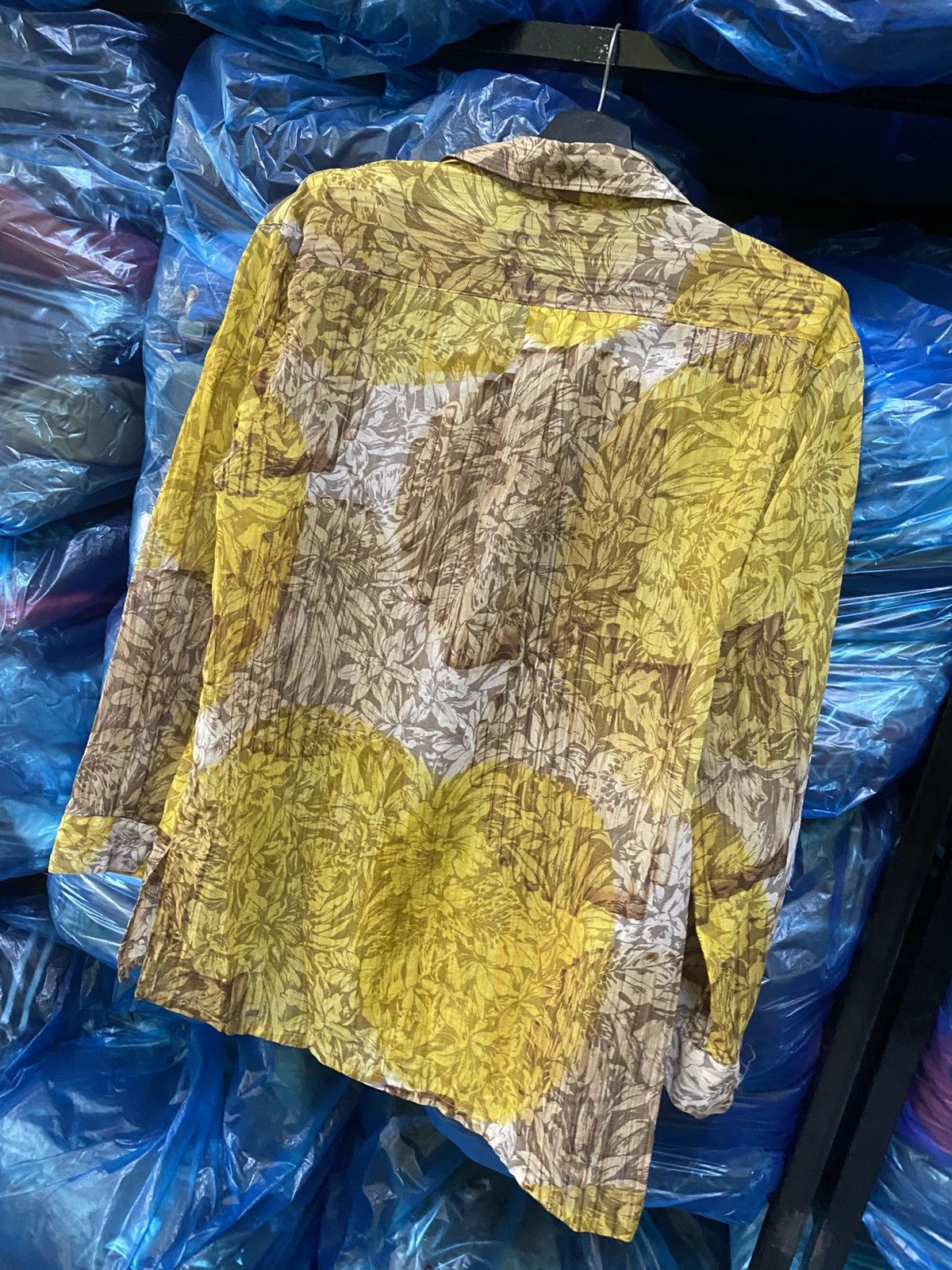 Japanese Brand Vintage Japanese K. VILLEGE Floral Patchwork Cotton Shirt Size M / US 6-8 / IT 42-44 - 7 Thumbnail