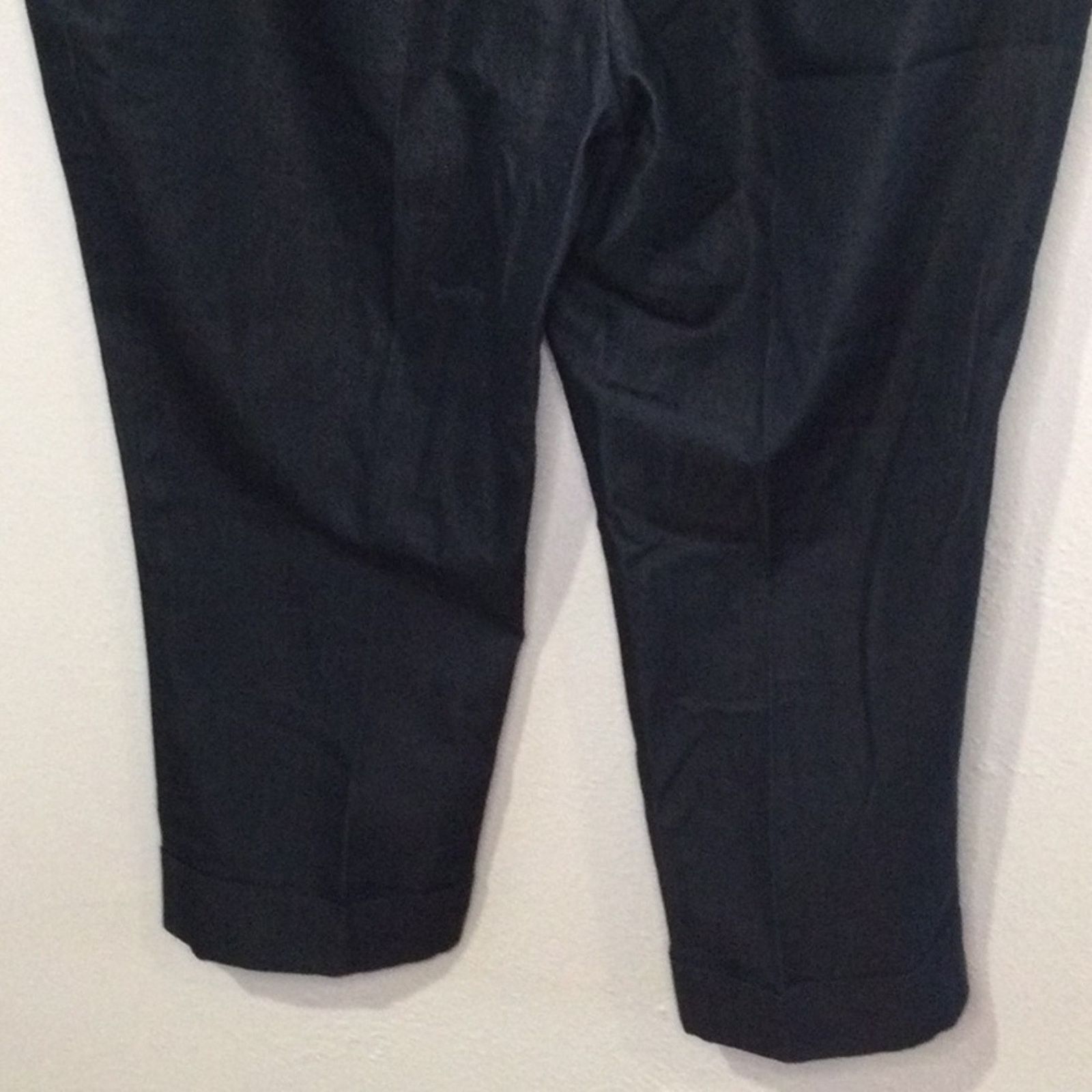Mossimo Mossimo Stretch Fit 4 Navy Cuffed Mid Rise Dress Pant 18 Size 40" / US 18 - 6 Thumbnail