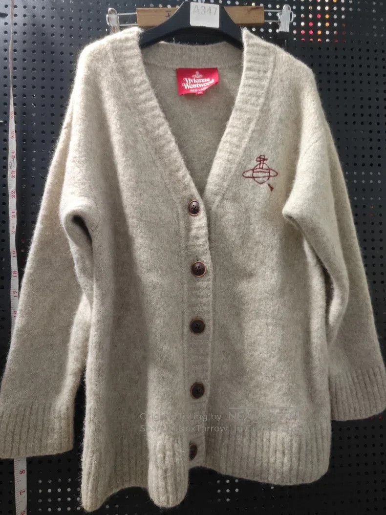 Vivienne Westwood Vivienne Westwood size 00 Oatmeal Knit Cardigan Size S / US 4 / IT 40 - 1 Thumbnail