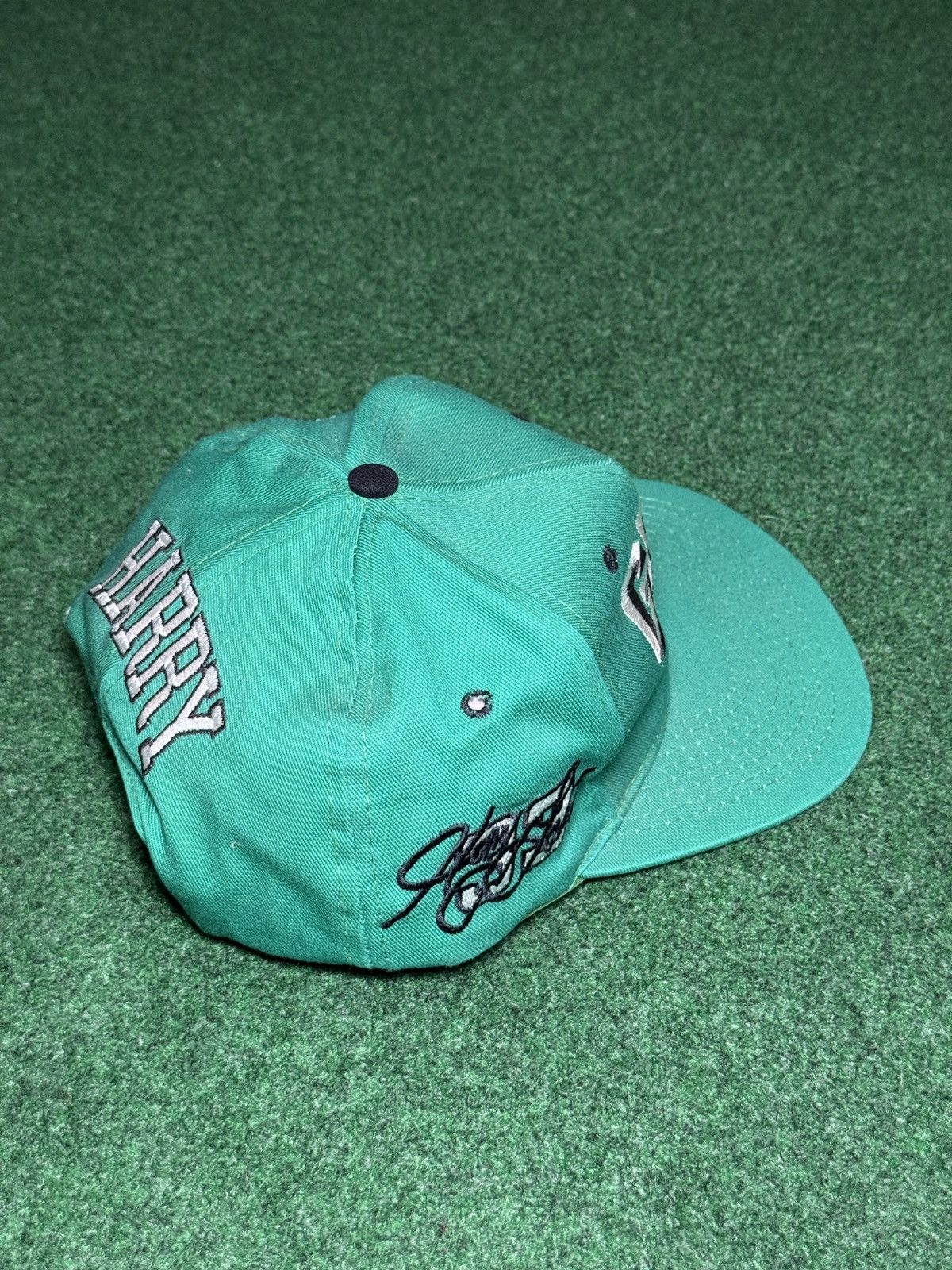 Vintage 90s Harry Gant Nascar Kelly Green Saint Patricks Day Hat Size ONE SIZE - 2 Thumbnail