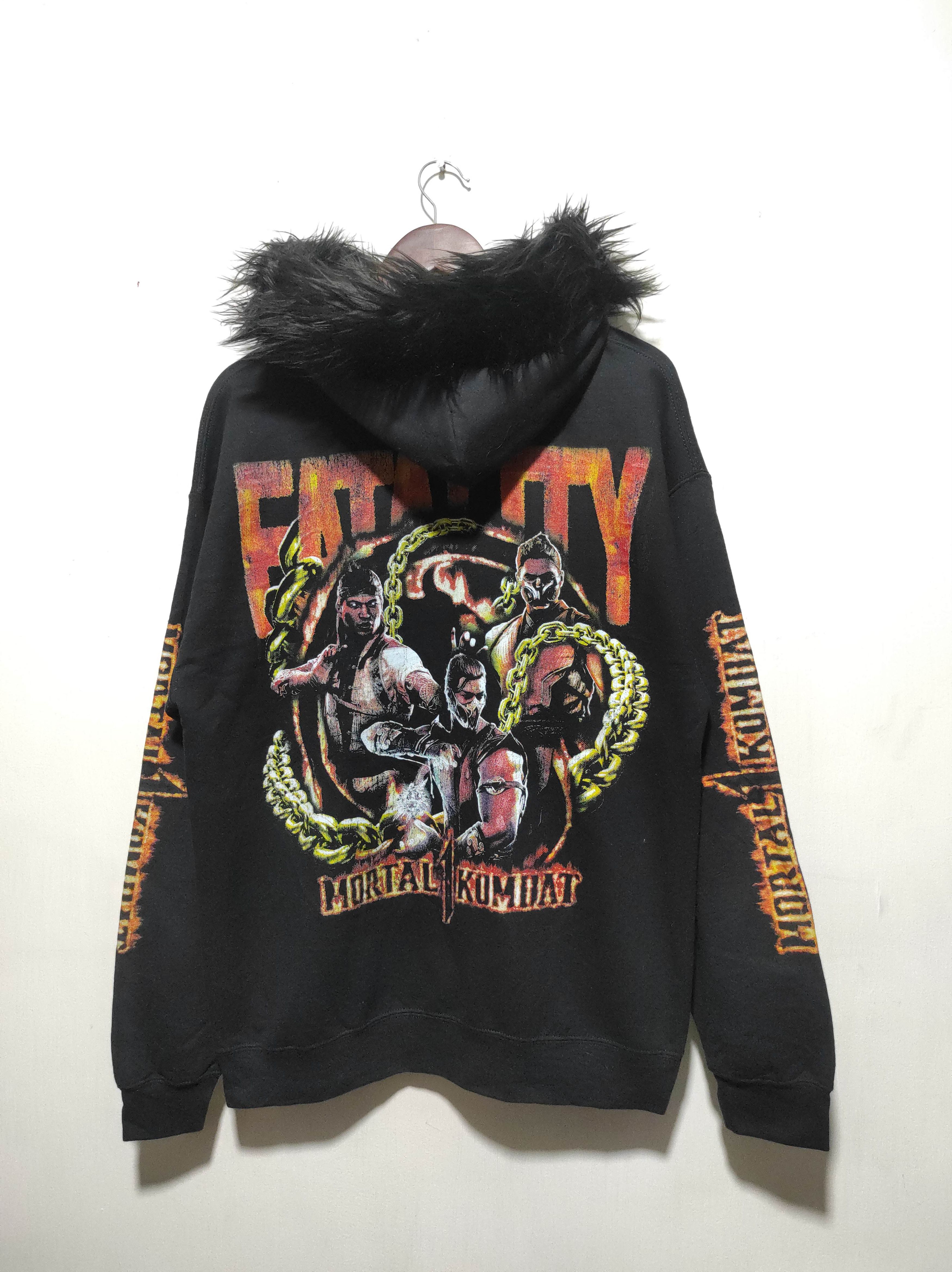Anime Mortal Combat Goat Crew black fur hoodie lgb style Size US L / EU 52-54 / 3 - 12 Thumbnail